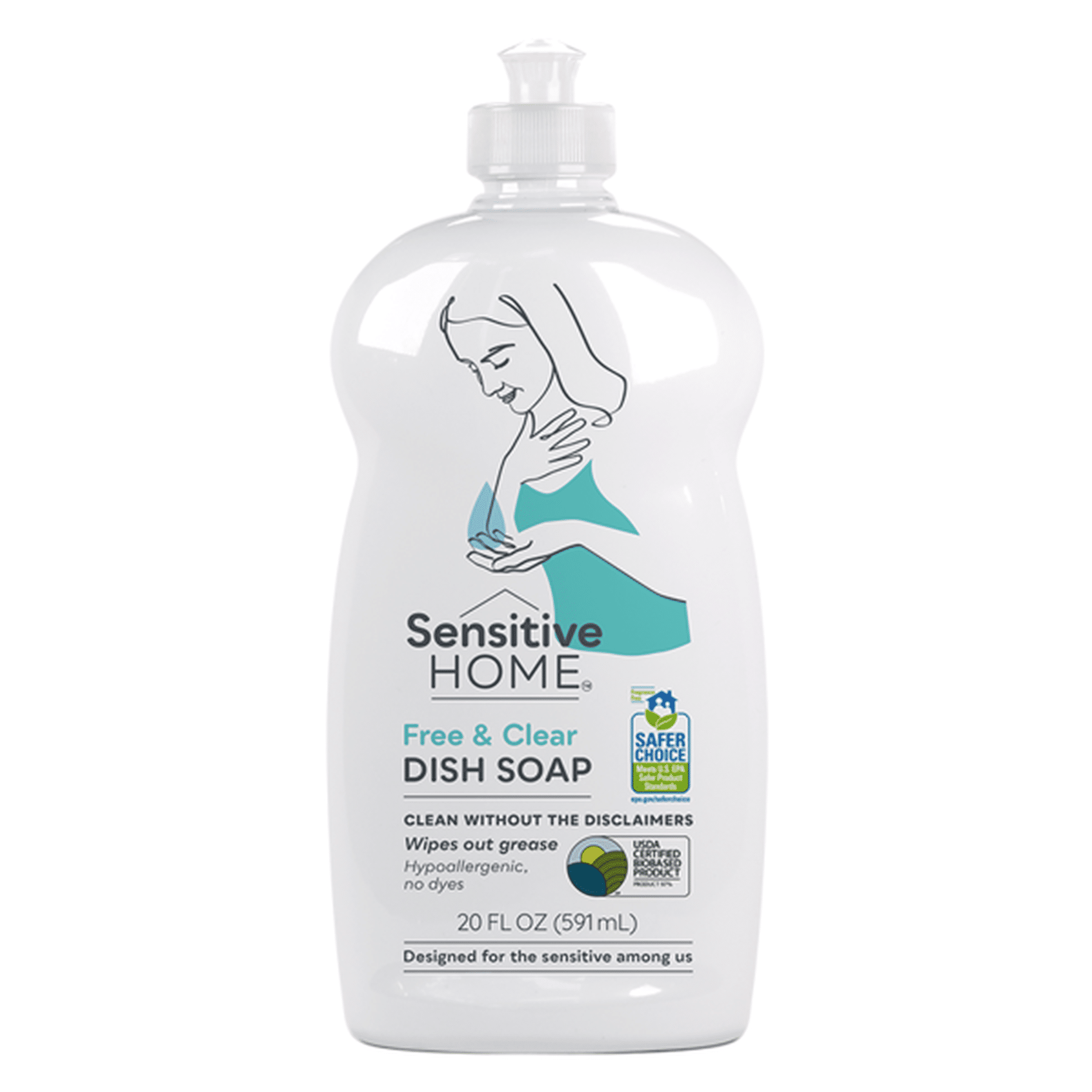 Sensitive Home Dish Soap, Free & Clear, For sensitive skin (20 fl oz)  Delivery or Pickup Near Me - Instacart