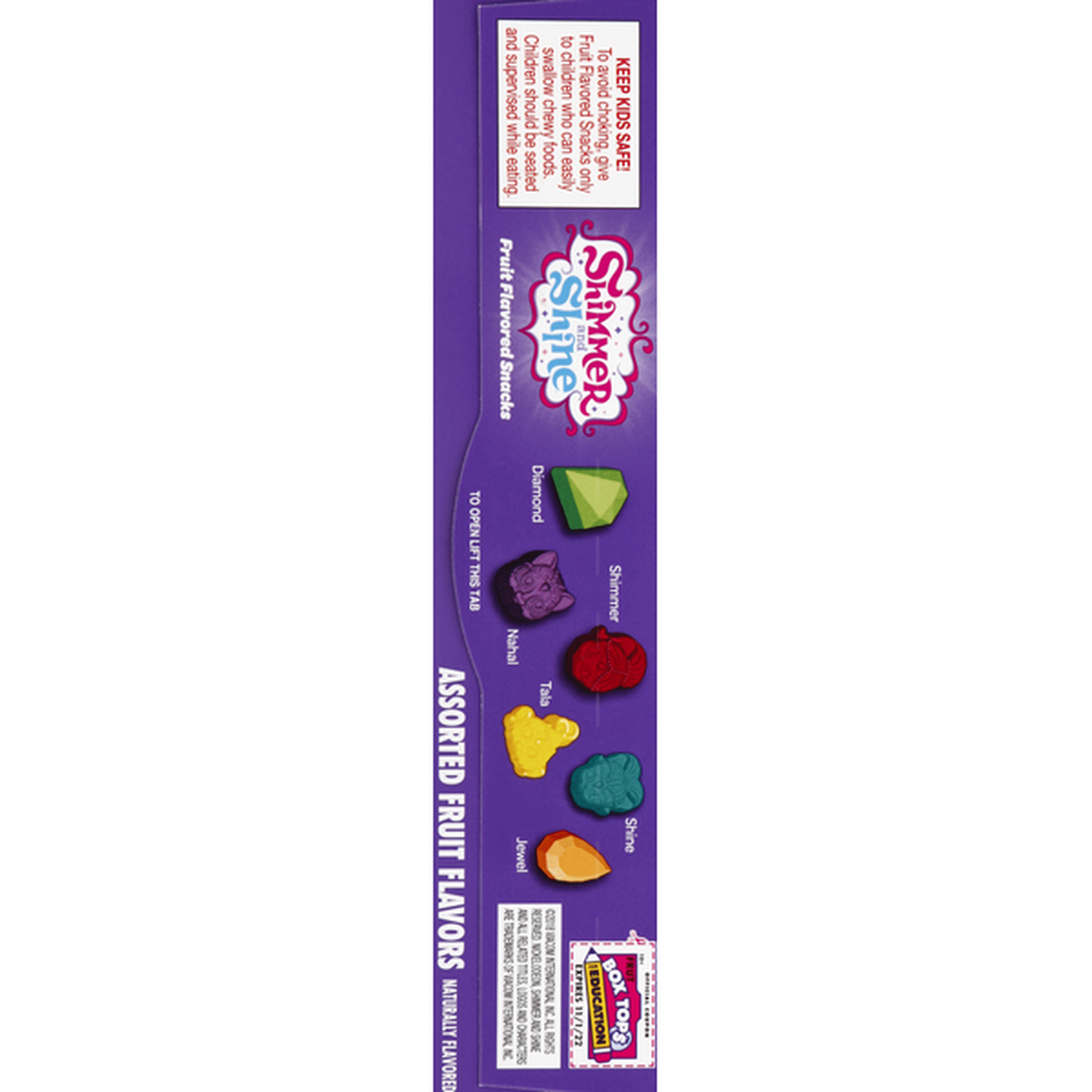 Betty Crocker Fruit Flavored Snacks, Shimmer and Shine, Assorted Fruit ...