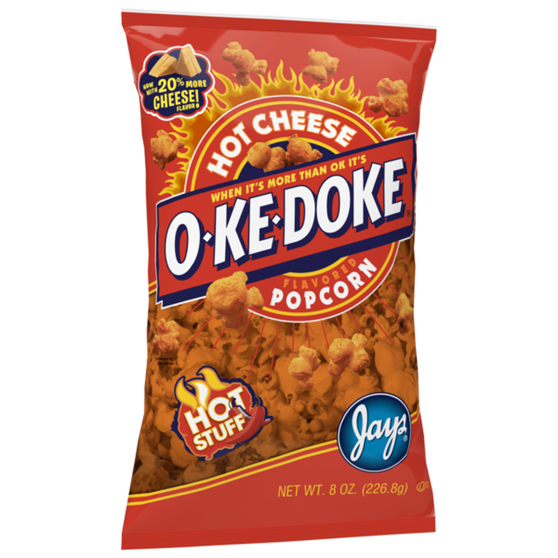 O-Ke-Doke Popcorn, Hot Cheese Flavored (8 Oz) Delivery Or Pickup Near ...