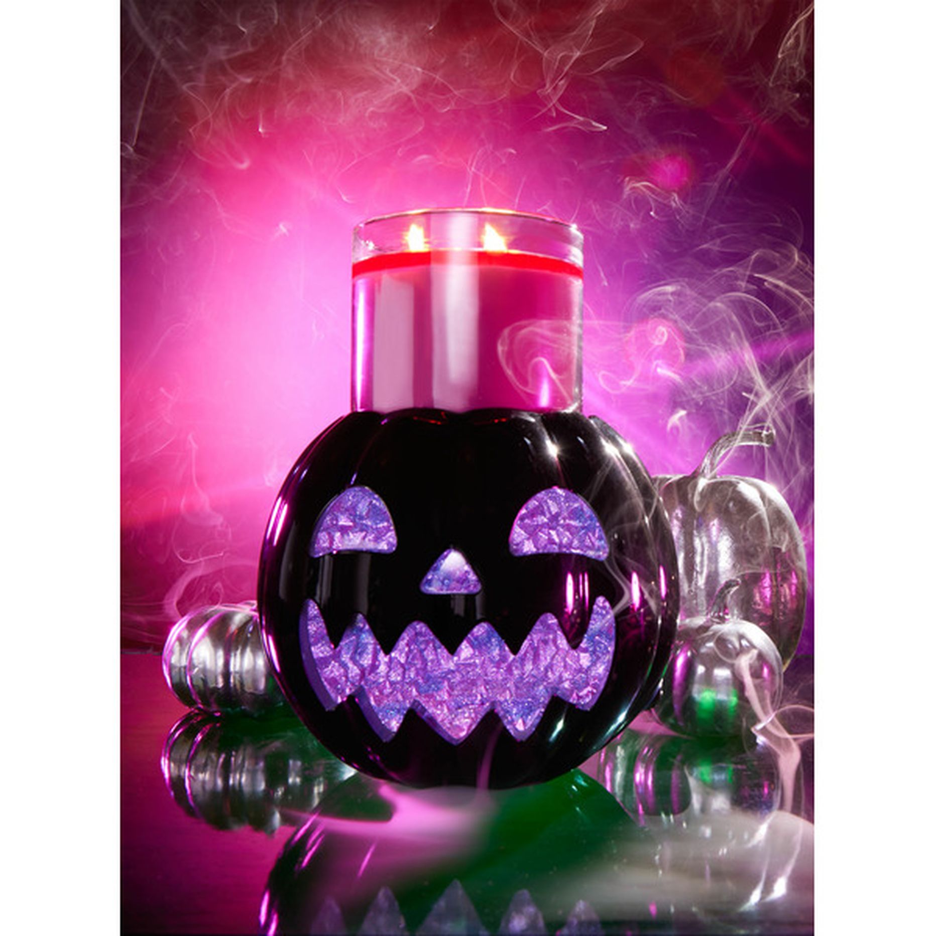 Bath and Body works Halloween 2022 Pumpkin Spider 3 deals wick Candle Holder! NWT!