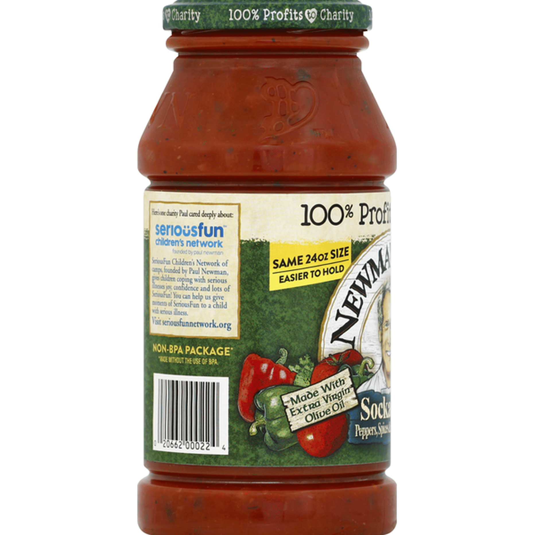 Newman's Own Pasta Sauce, Sockarooni (24 Oz) Delivery Or Pickup Near Me ...