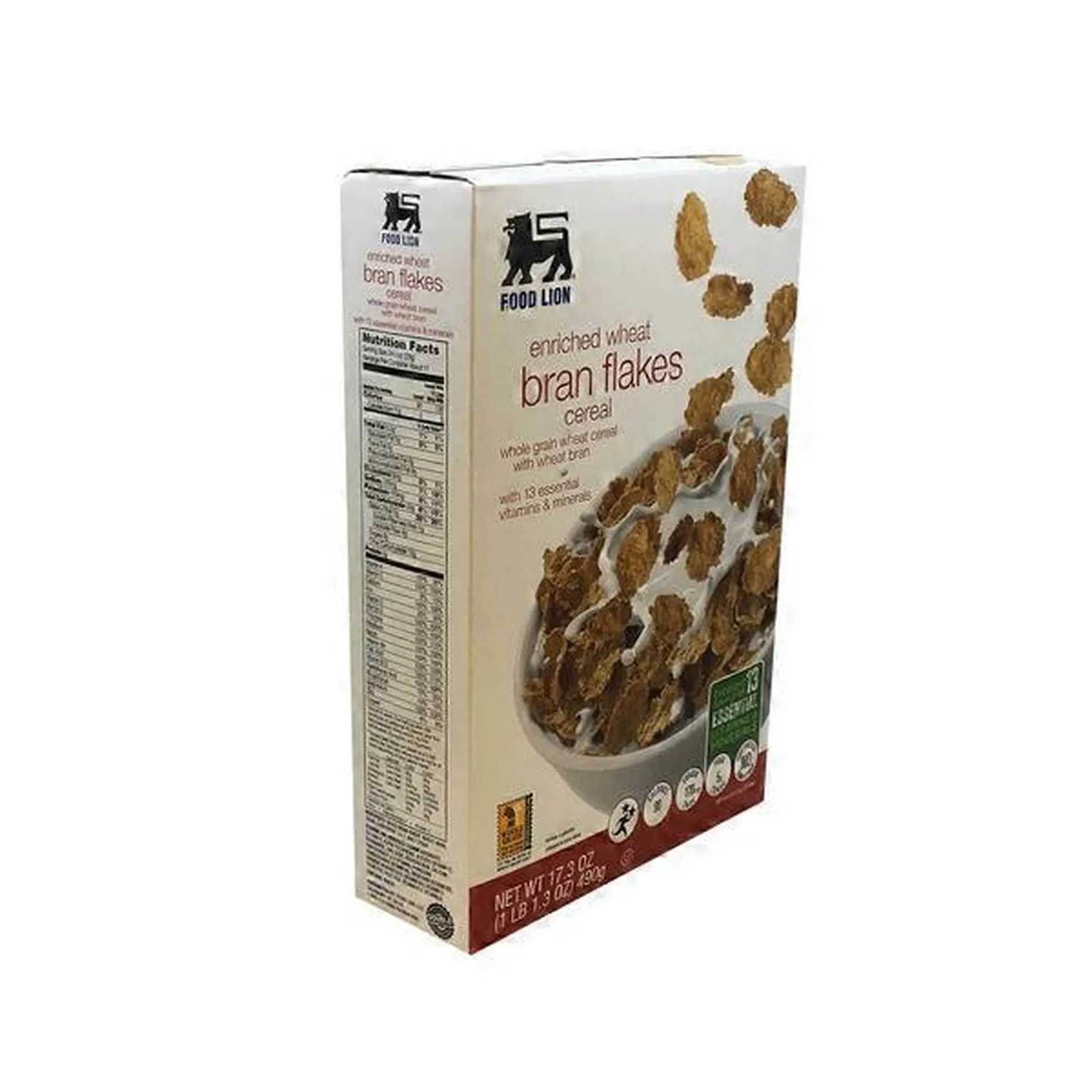 Food Lion Cereal Bran Flakes Wheat 17 3 Oz Delivery Or Pickup Near