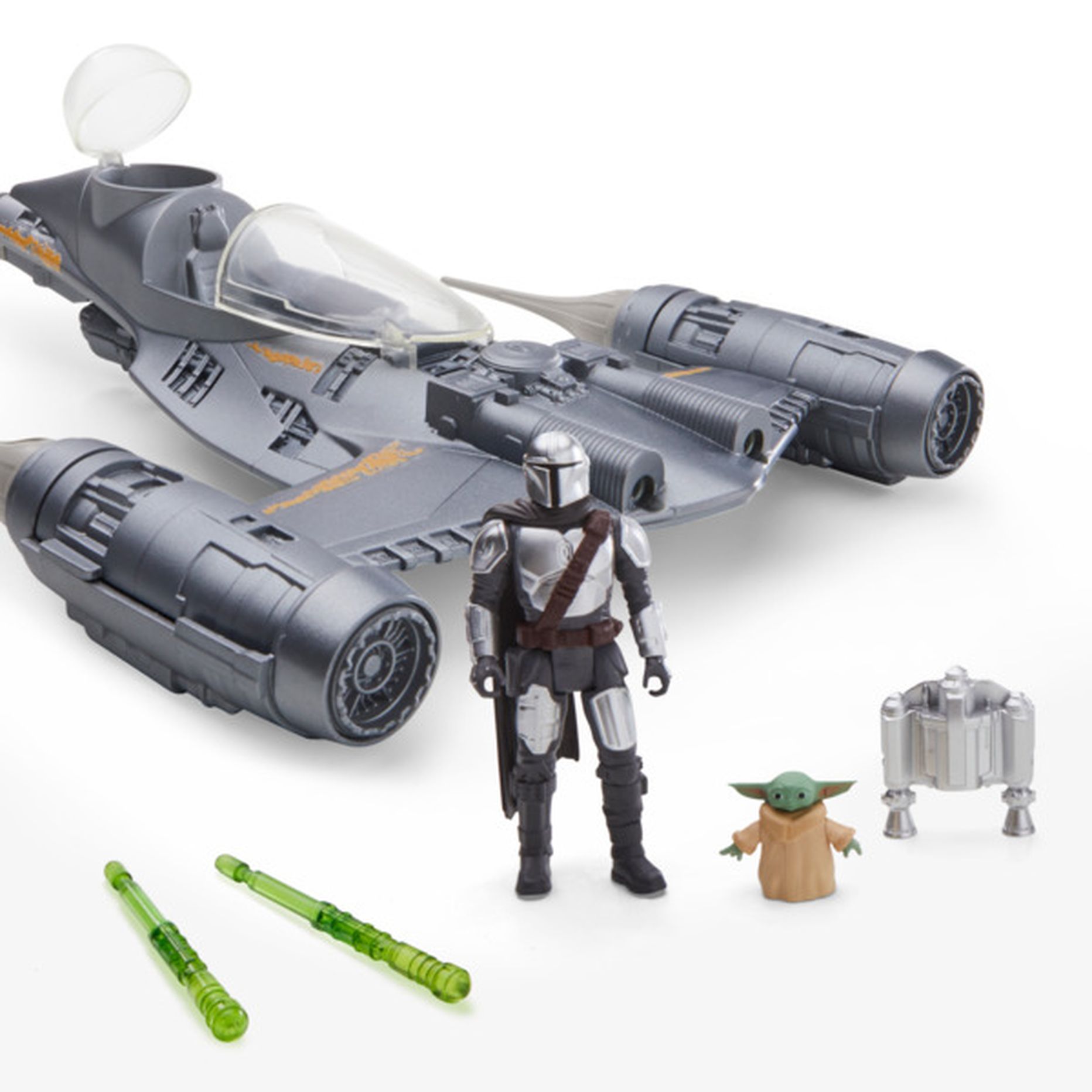 Hasbro Star Wars Epic Hero Series The Mandalorian's N-1 Starfighter Toy ...