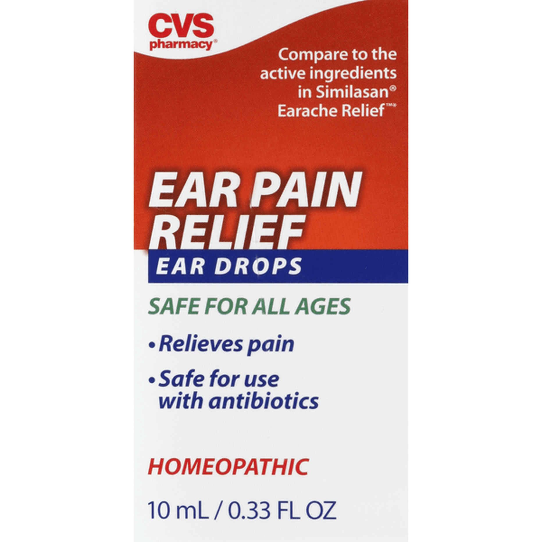 CVS Pharmacy Ear Pain Relief, Ear Drops (0.33 oz) Delivery or Pickup ...