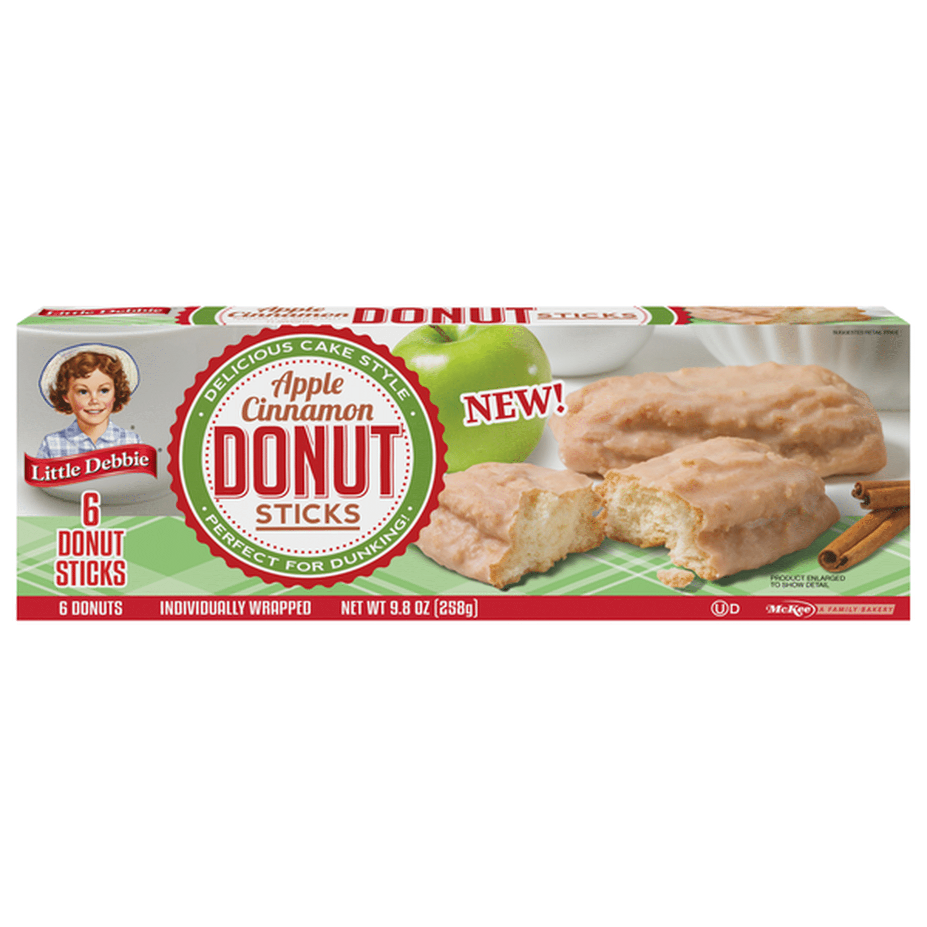 Little Debbie Donut Sticks, Apple Cinnamon (6 each) Delivery or Pickup Near  Me - Instacart