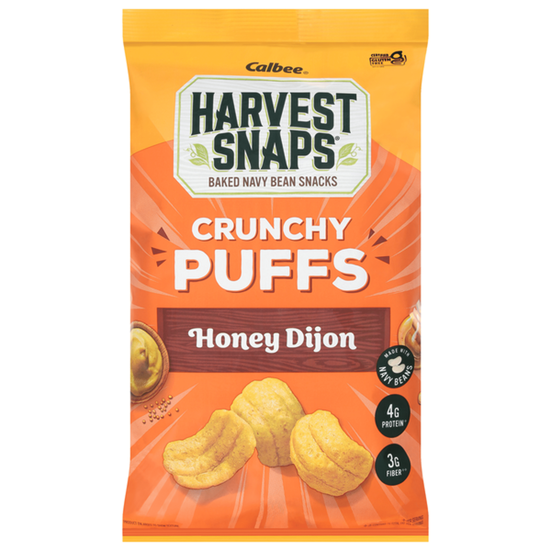 Harvest Snaps Navy Bean Snacks, Baked, Honey Dijon (4.2 oz) Delivery or  Pickup Near Me - Instacart