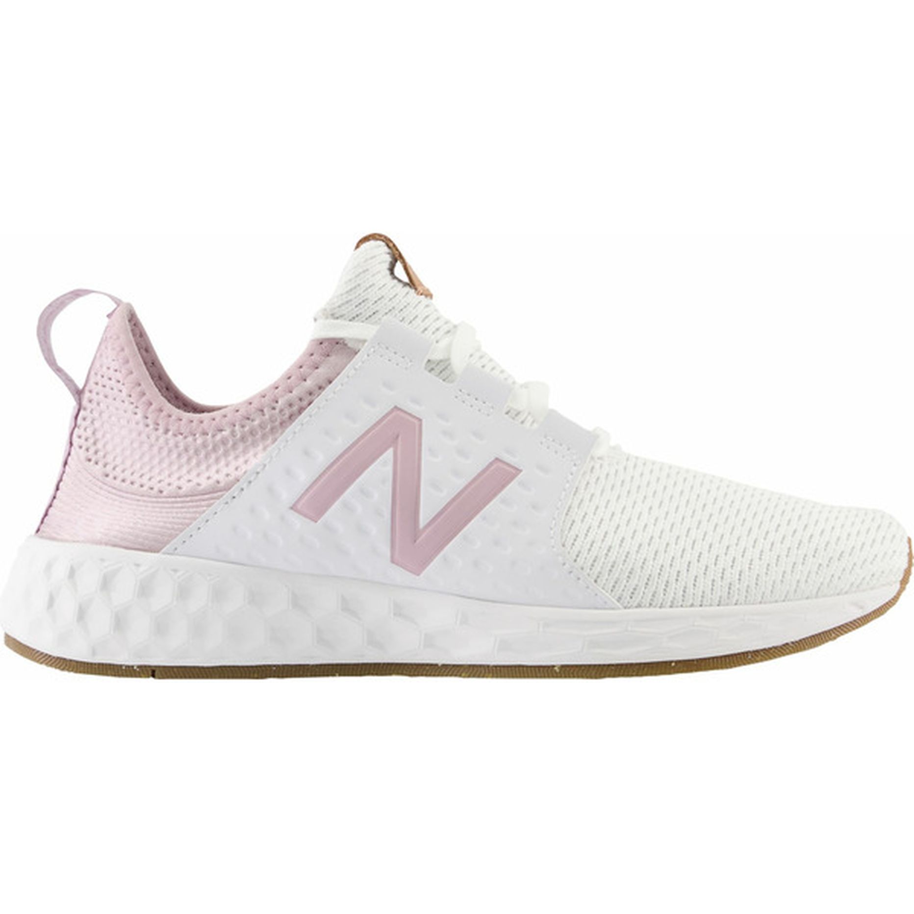 New Balance Women's Fresh Foam Cruzv1 Reissue Shoes - White & Pink (1 ...