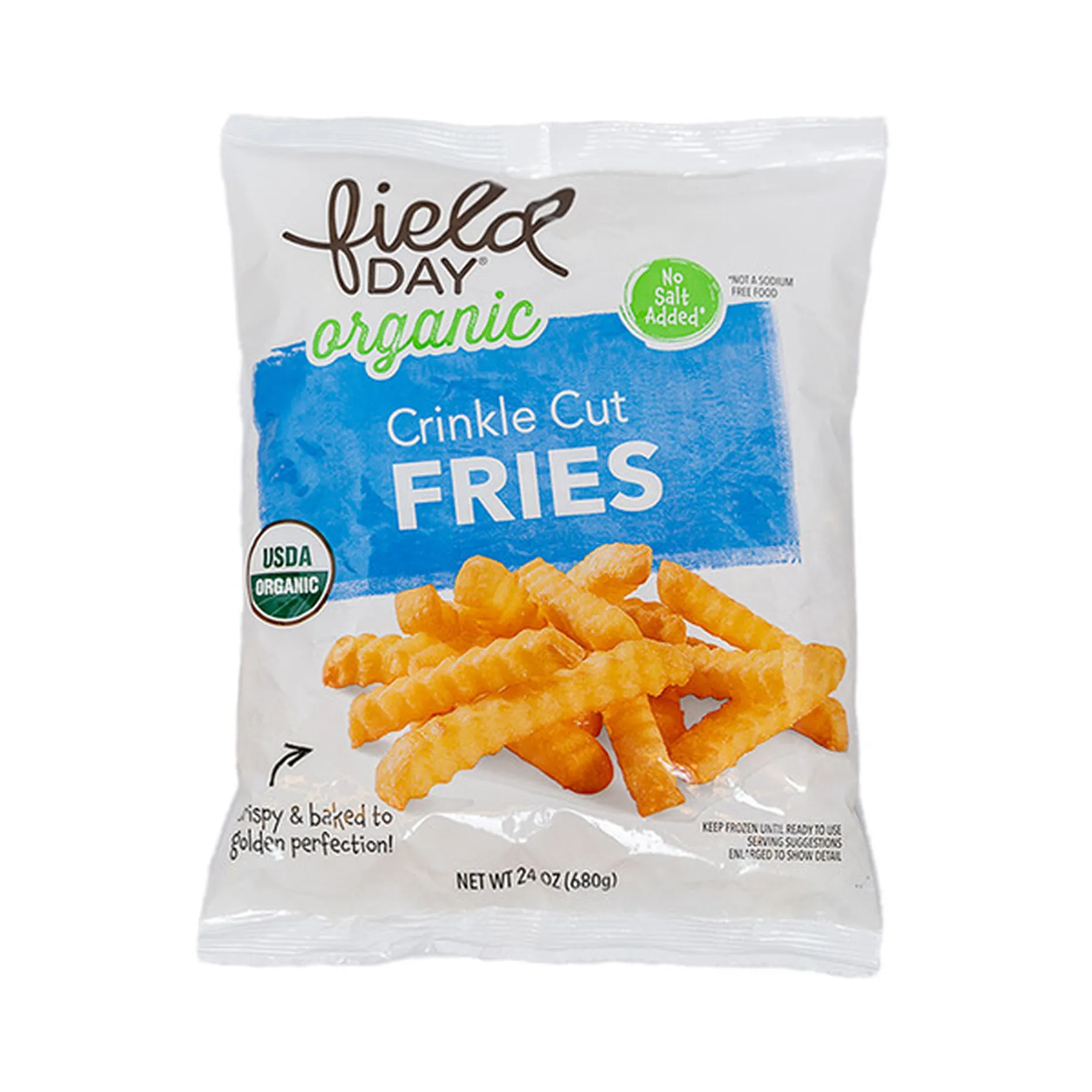 FIELD DAY Crinkle Cut Organic Fries (24 oz) Delivery or Pickup Near Me -  Instacart