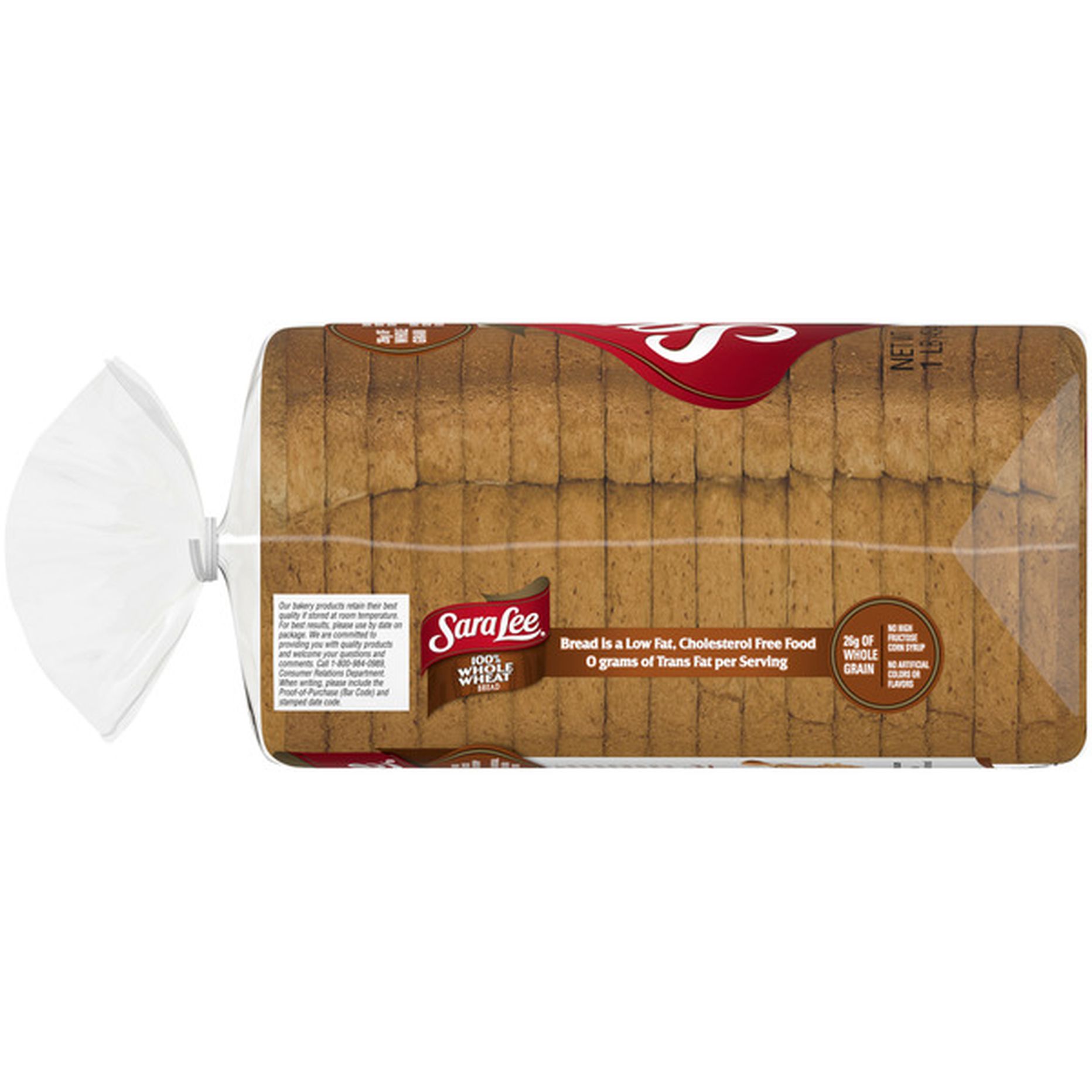 Sara Lee 100% Whole Wheat Bread (16 Oz) Delivery Or Pickup Near Me ...