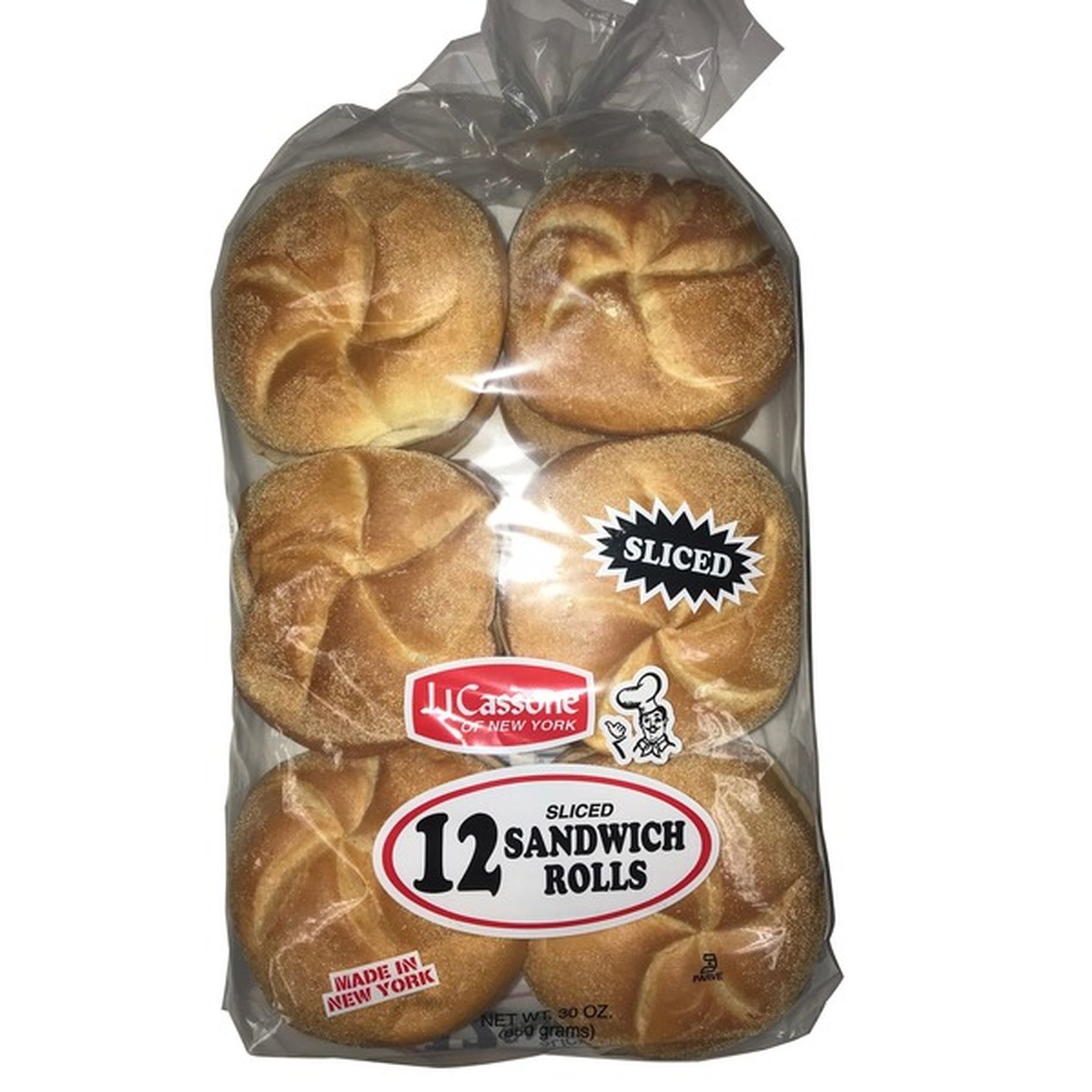 J. J. Cassone Of New York Sandwich Rolls (12 Ct) Delivery Or Pickup ...