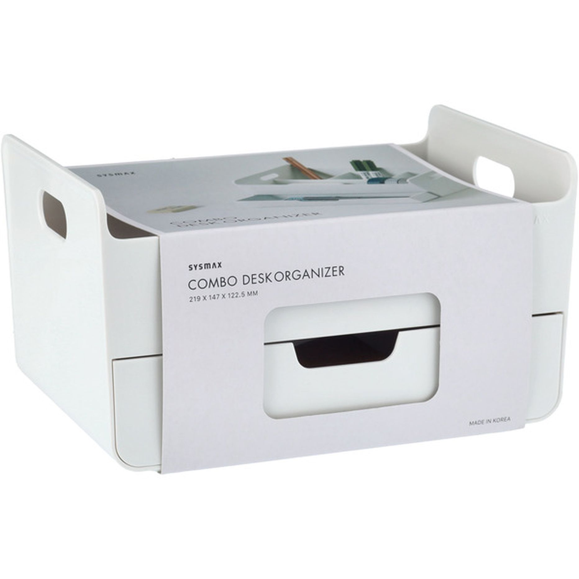 LITEM Sysmax Combo Desk Organizer - White (1 each) Delivery or Pickup Near  Me - Instacart