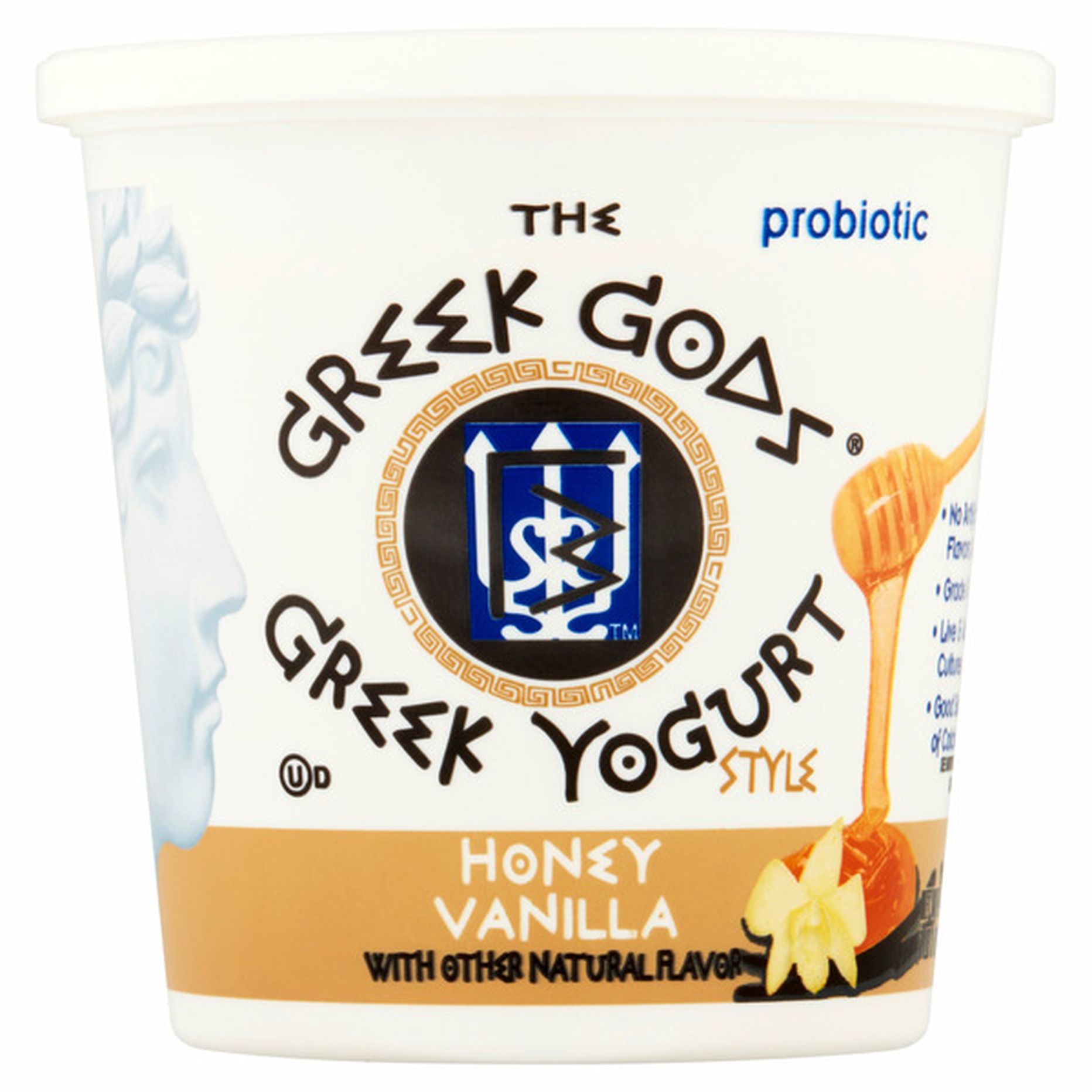 Greek Gods Yogurt, Honey Vanilla, Greek Style (24 oz) Delivery or ...