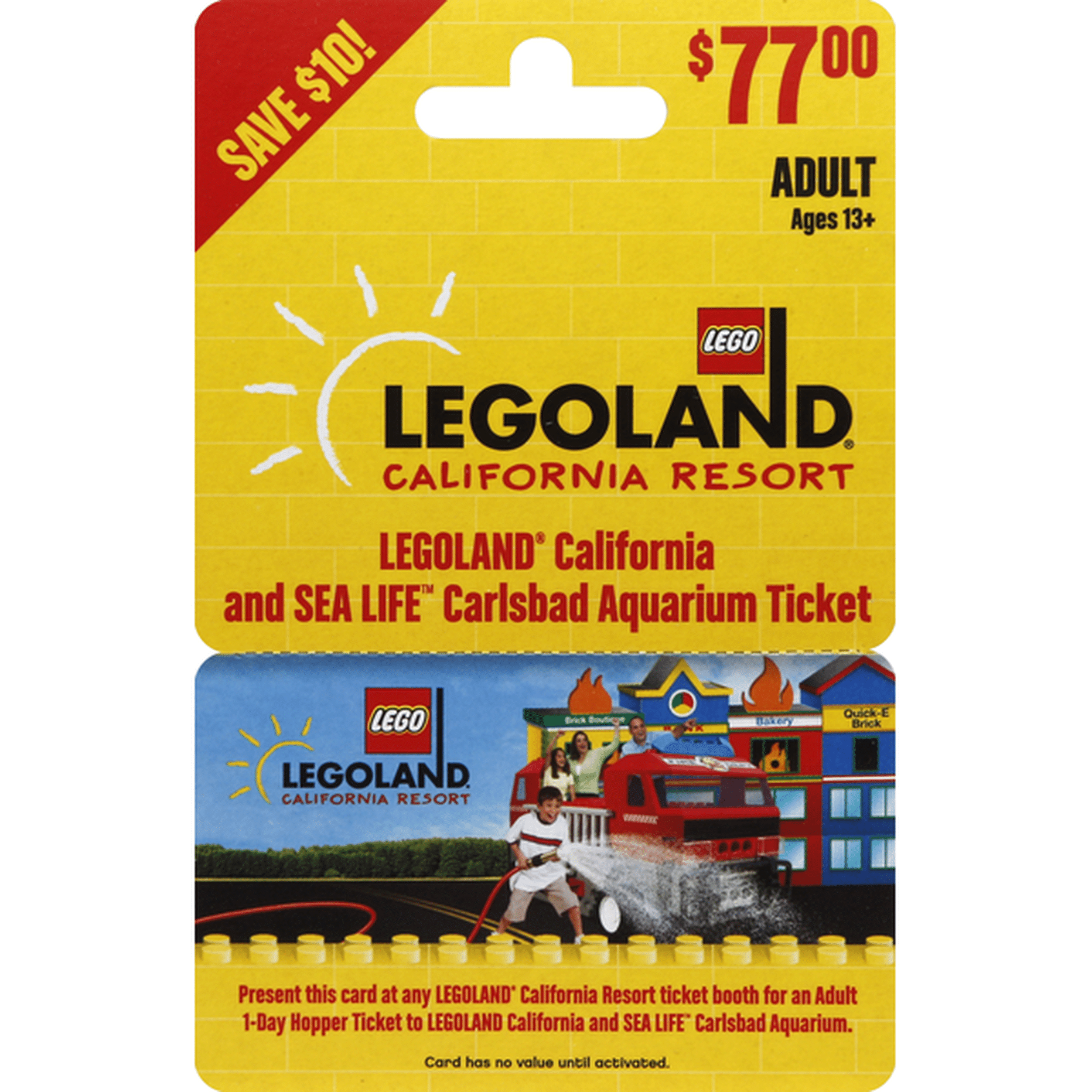 Legoland adult ticket shops