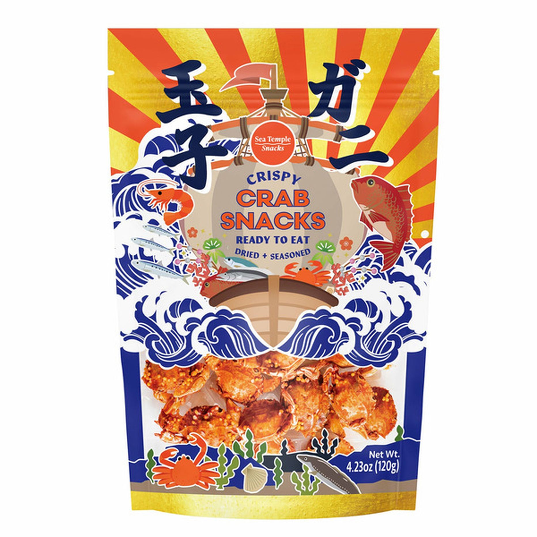 Sea Temple Crispy Crab Snacks (4.23 oz) Delivery or Pickup Near Me -  Instacart