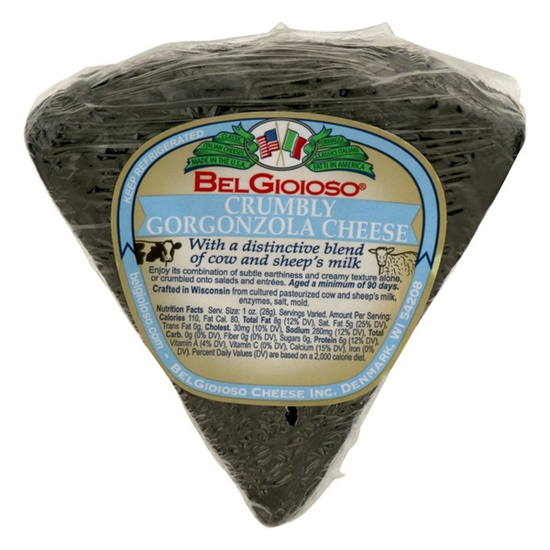 BelGioioso Cheese Wedge Crumbly Gorgonzola (5 Oz) Delivery Or Pickup ...