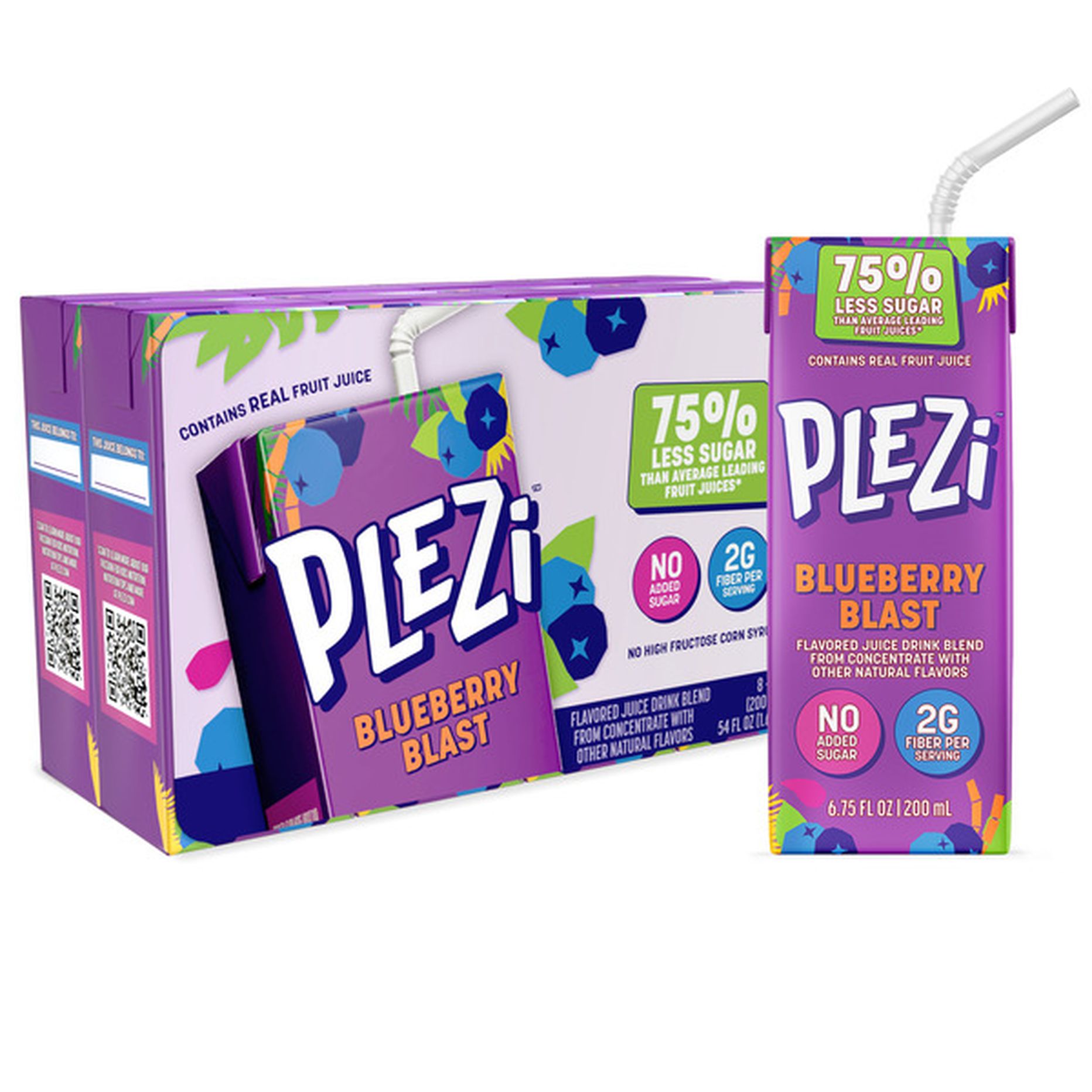 PLEZi Blueberry Blast Kids' Juice Drink (6.75 oz) Delivery or Pickup ...