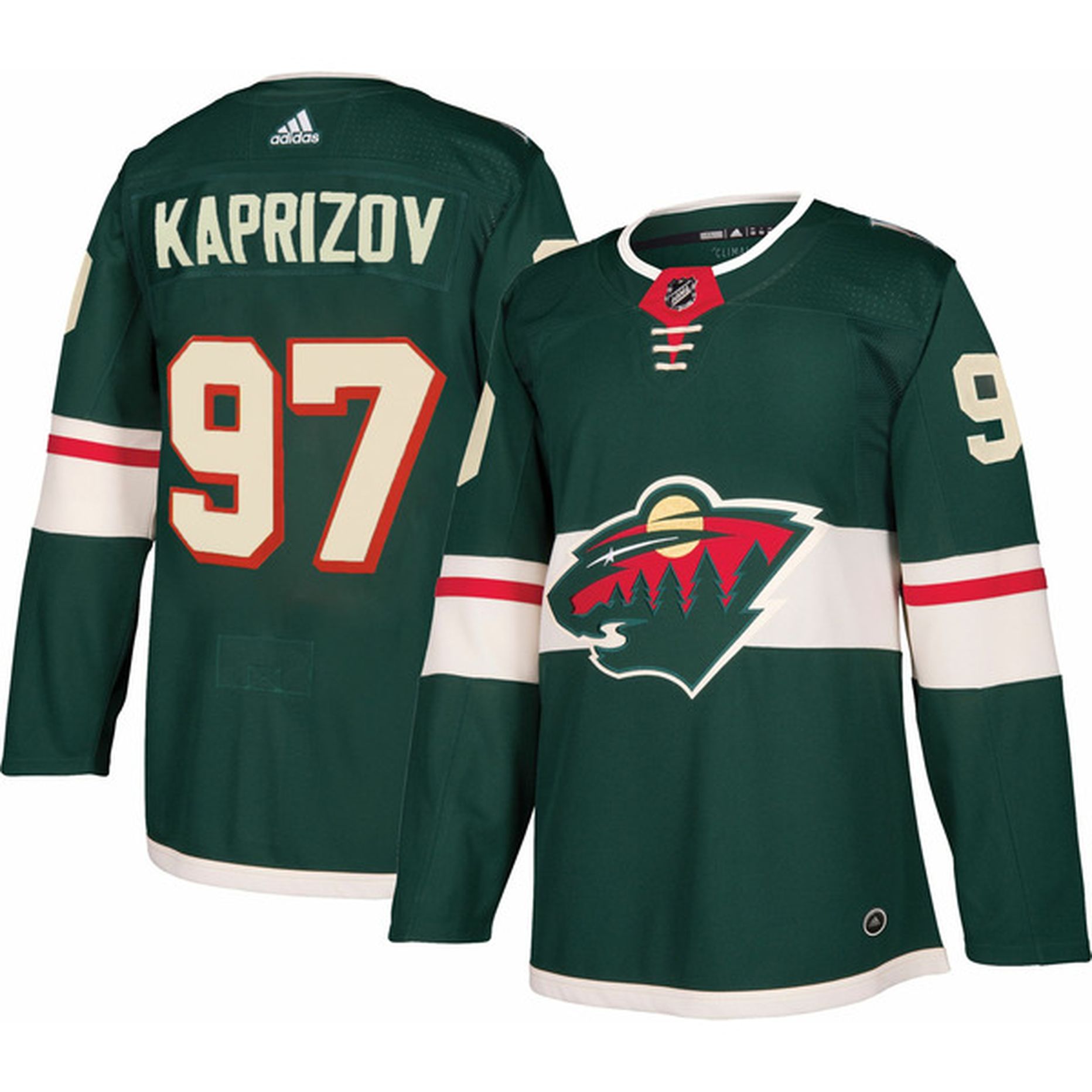 adidas Men's Minnesota Wild Kirill Kaprizov #97 ADIZERO Authentic ...