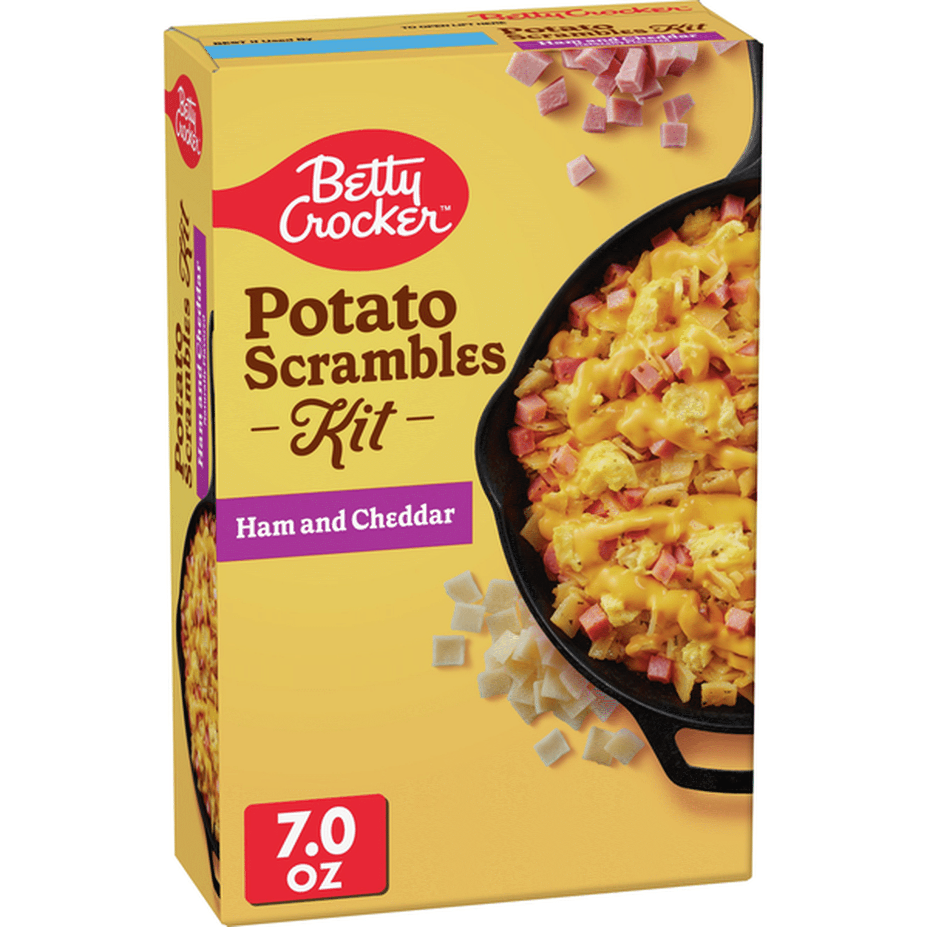 Betty Crocker Potato Scrambles Kit Ham And Cheddar 7 Oz Delivery Or Pickup Near Me Instacart