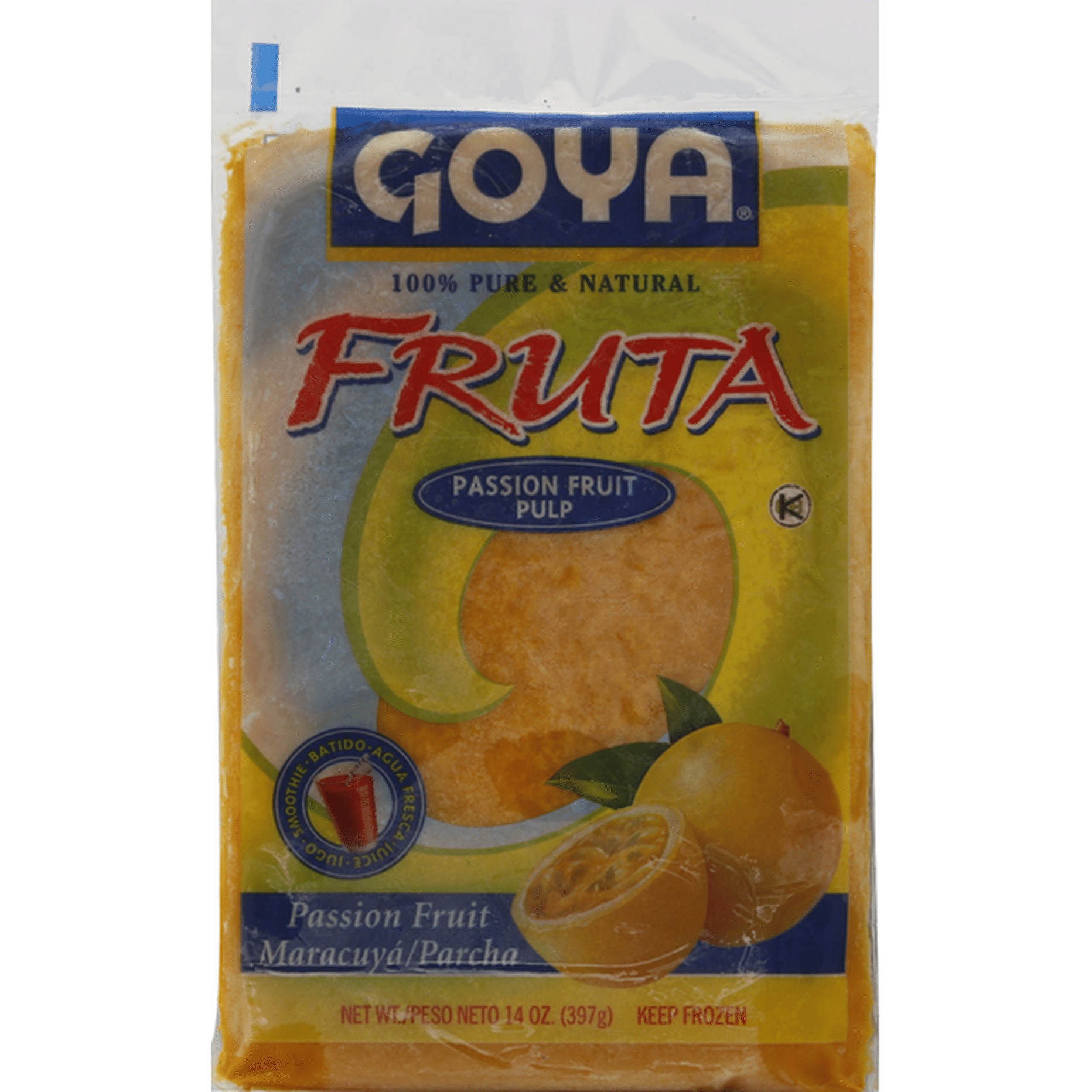 Goya Fruta Fruta Passion Fruit Pulp 14 Oz Delivery Or Pickup Near Me Instacart