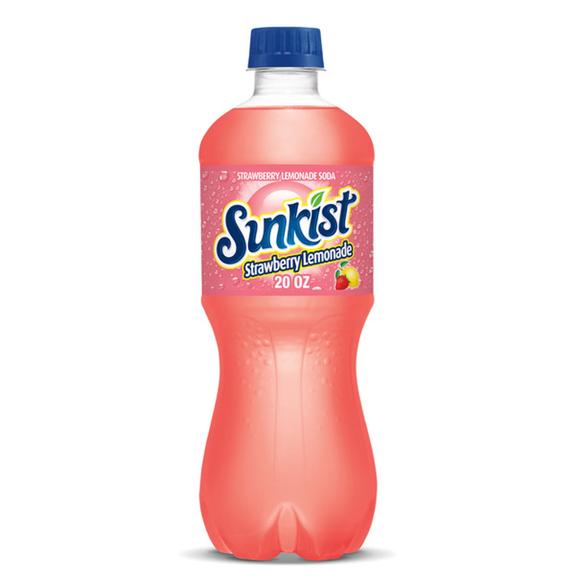 Sunkist Strawberry Lemonade Soda (20 Fl Oz) Delivery Or Pickup Near Me ...