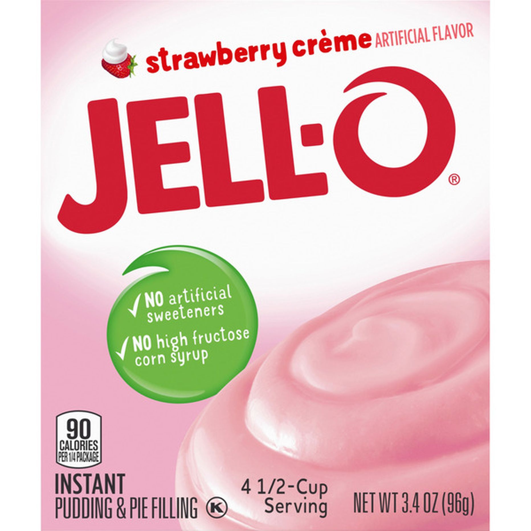 Jell-O Strawberry Creme Instant Pudding (3.4 oz) Delivery or Pickup ...