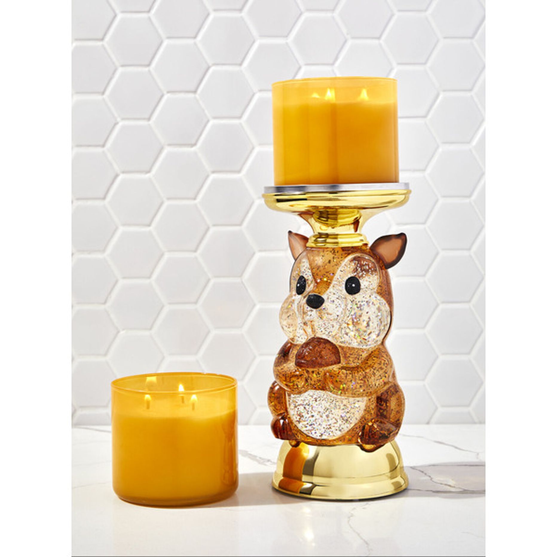 Squirrel buy globe candle holder