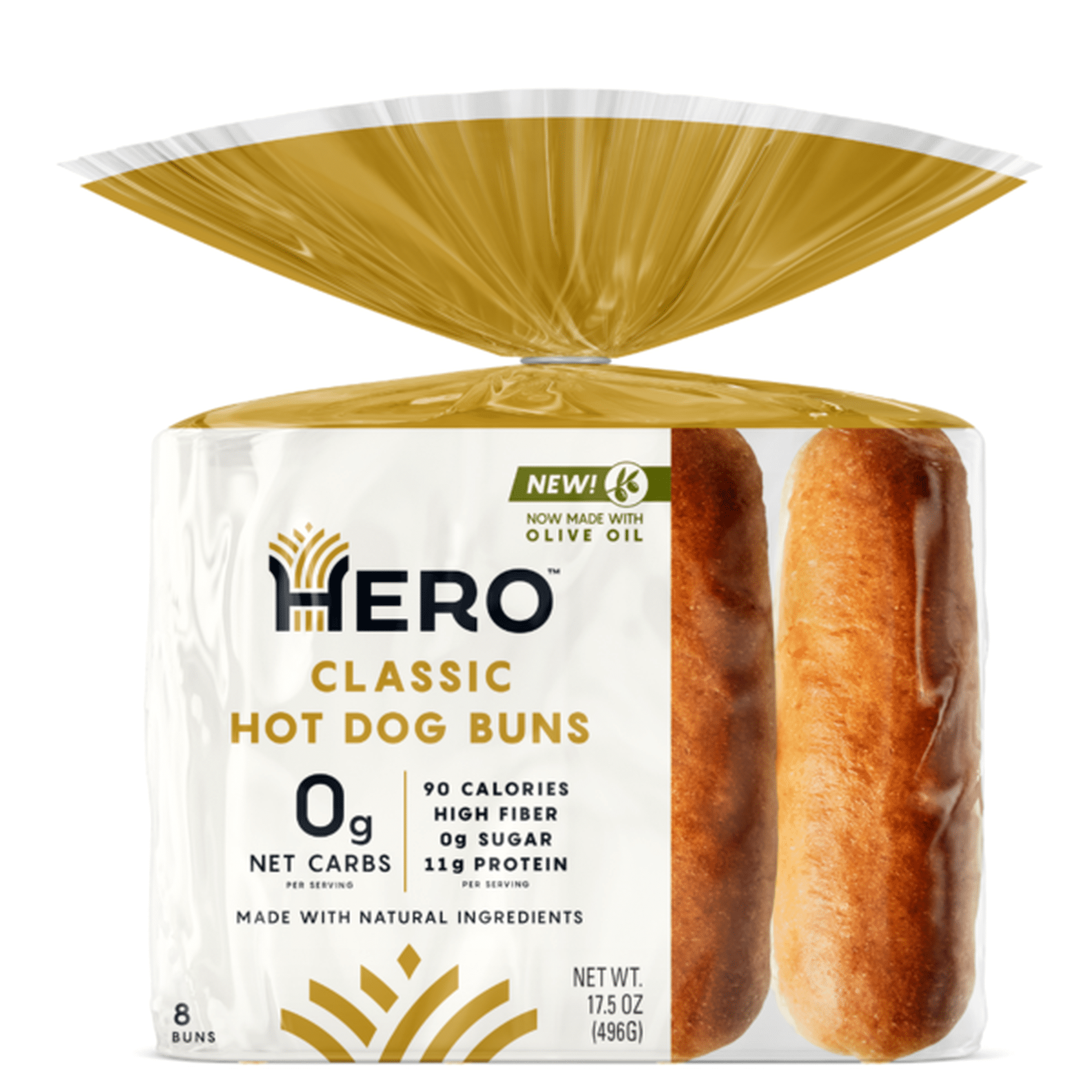 Hero Bread Classic Hot Dog Buns (17.5 oz) Delivery or Pickup Near 