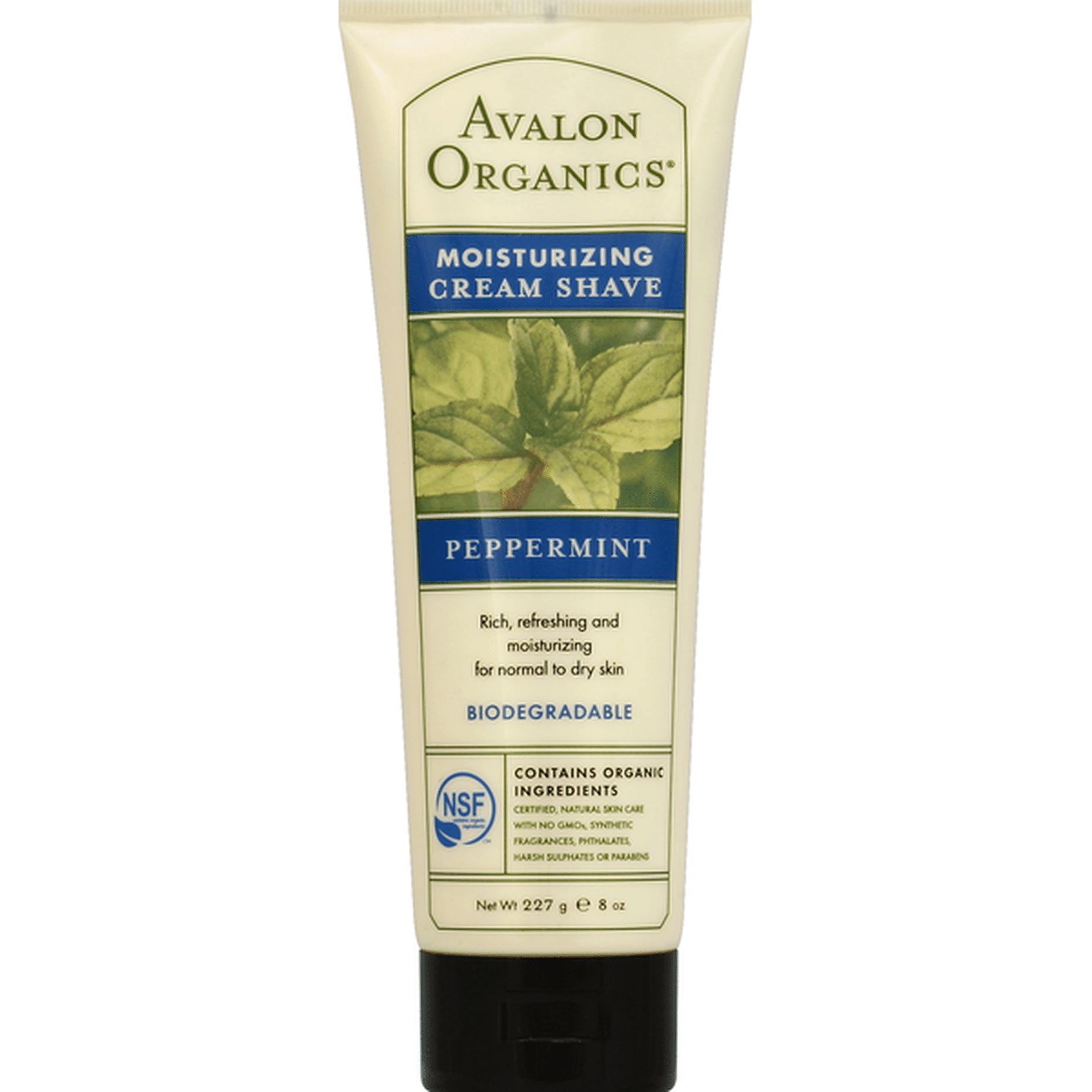 Avalon Organics revitalizing peppermint deals moisturizing cream shave shaving - NEW