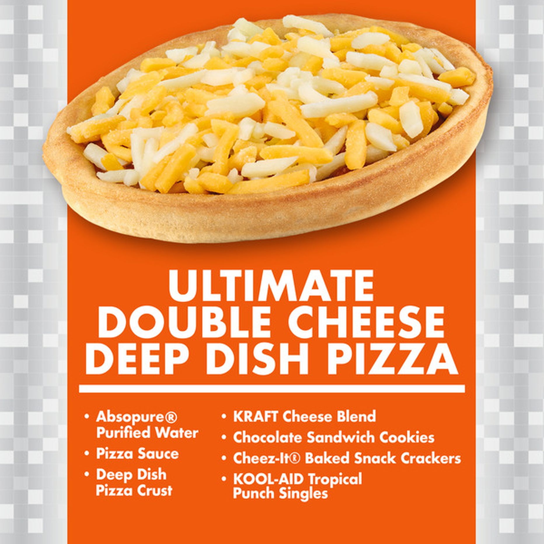Lunchables Ultimate Double Cheese Deep Dish Pizza Lunch Combinations