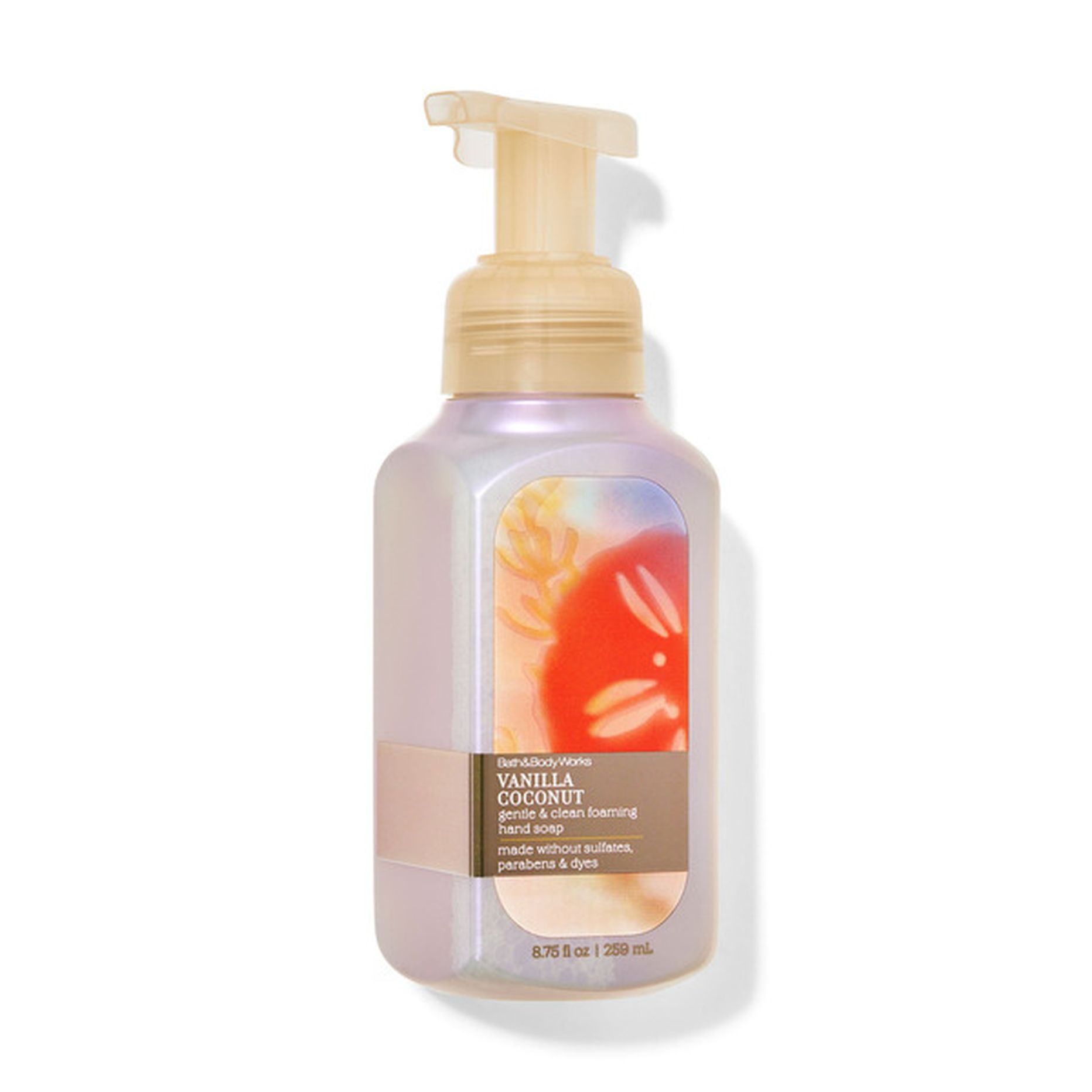 Bath Body Works Vanilla Coconut Gentle Clean Foaming Hand Soap