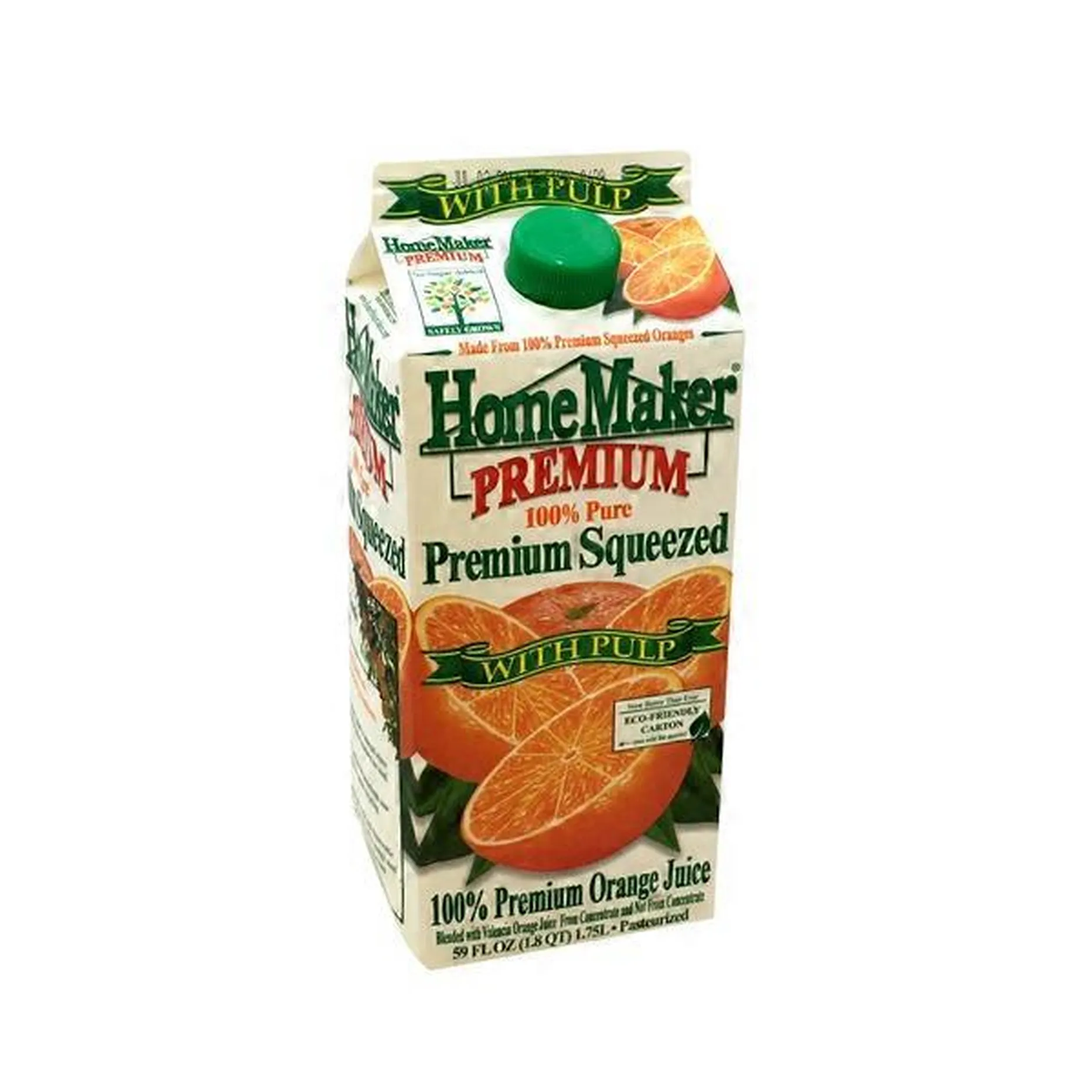 HomeMaker 100 Juice, Orange, Premium Squeezed (59 fl oz) Delivery or