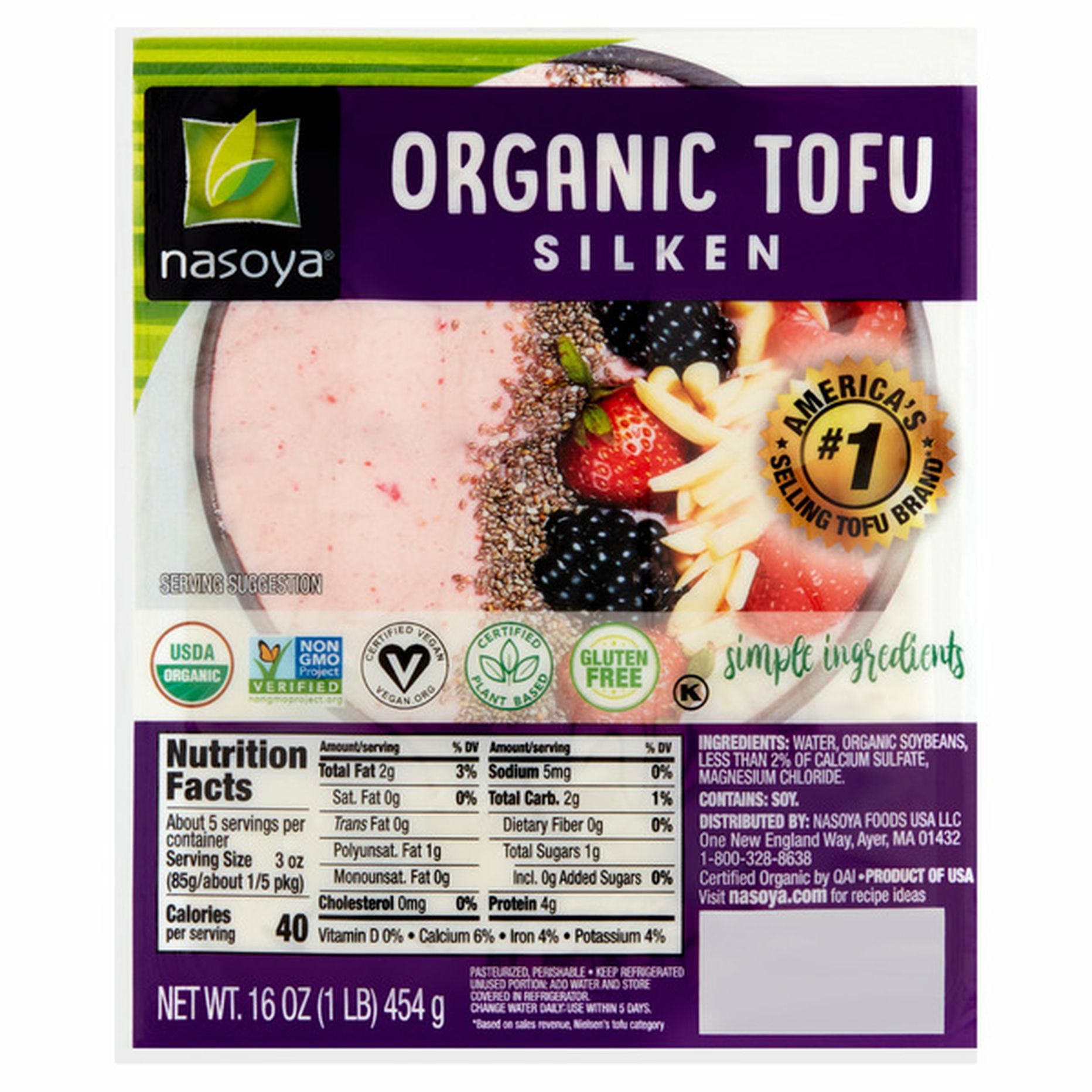 Nasoya Tofu, Organic, Silken (16 Oz) Delivery Or Pickup Near Me - Instacart