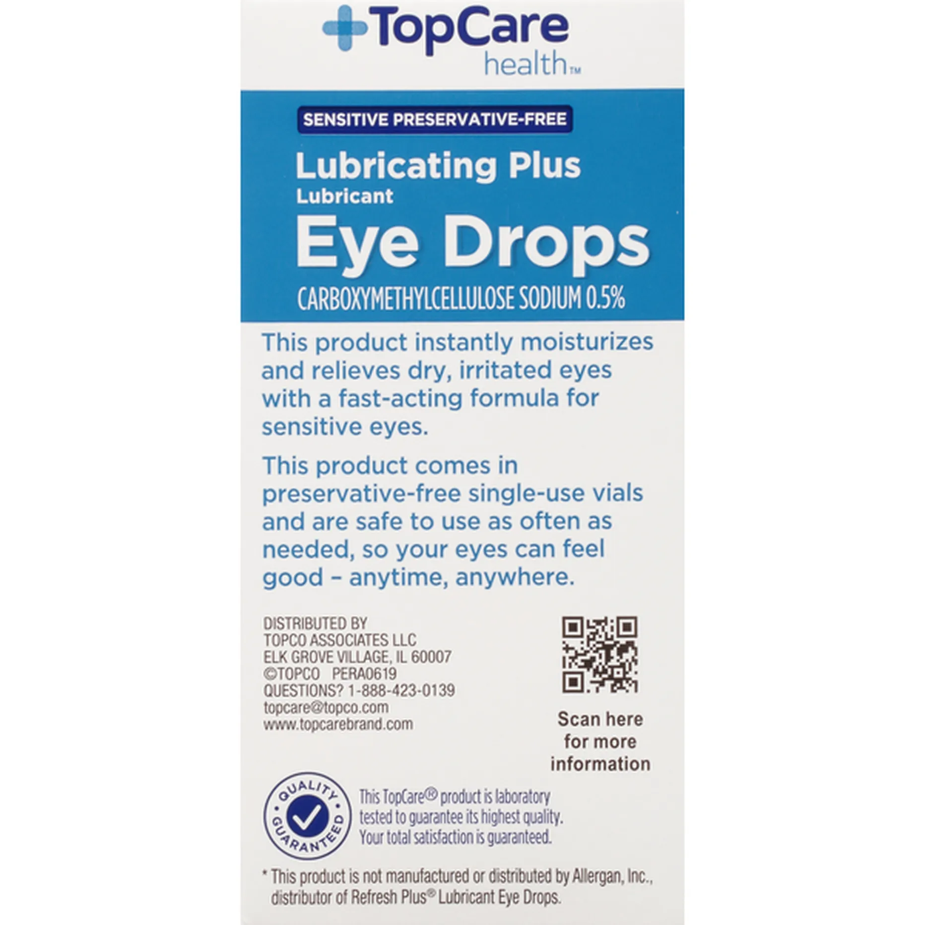 TopCare Eye Drops, Lubricating Plus (0.01 fl oz) Delivery or Pickup ...