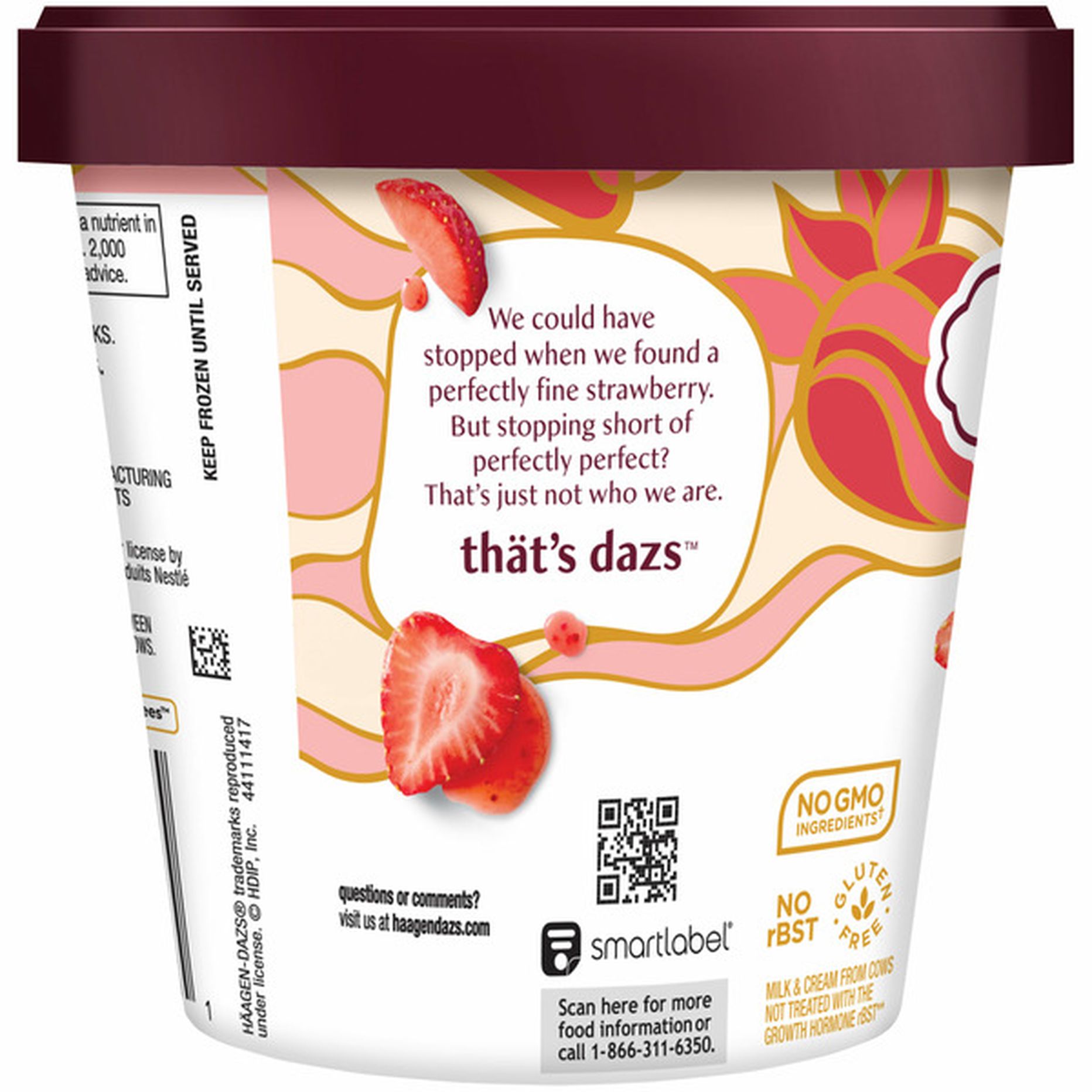 Haagen-Dazs Strawberry Ice Cream (14 fl oz) Delivery or Pickup Near Me -  Instacart