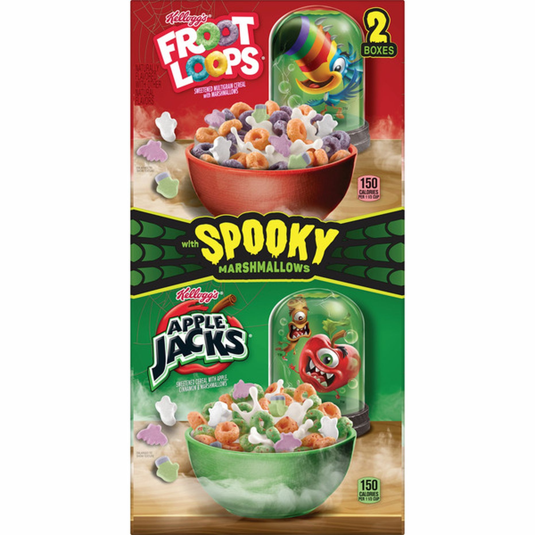 Froot Loops and Apple Jacks Breakfast Cereals, Halloween Snacks ...