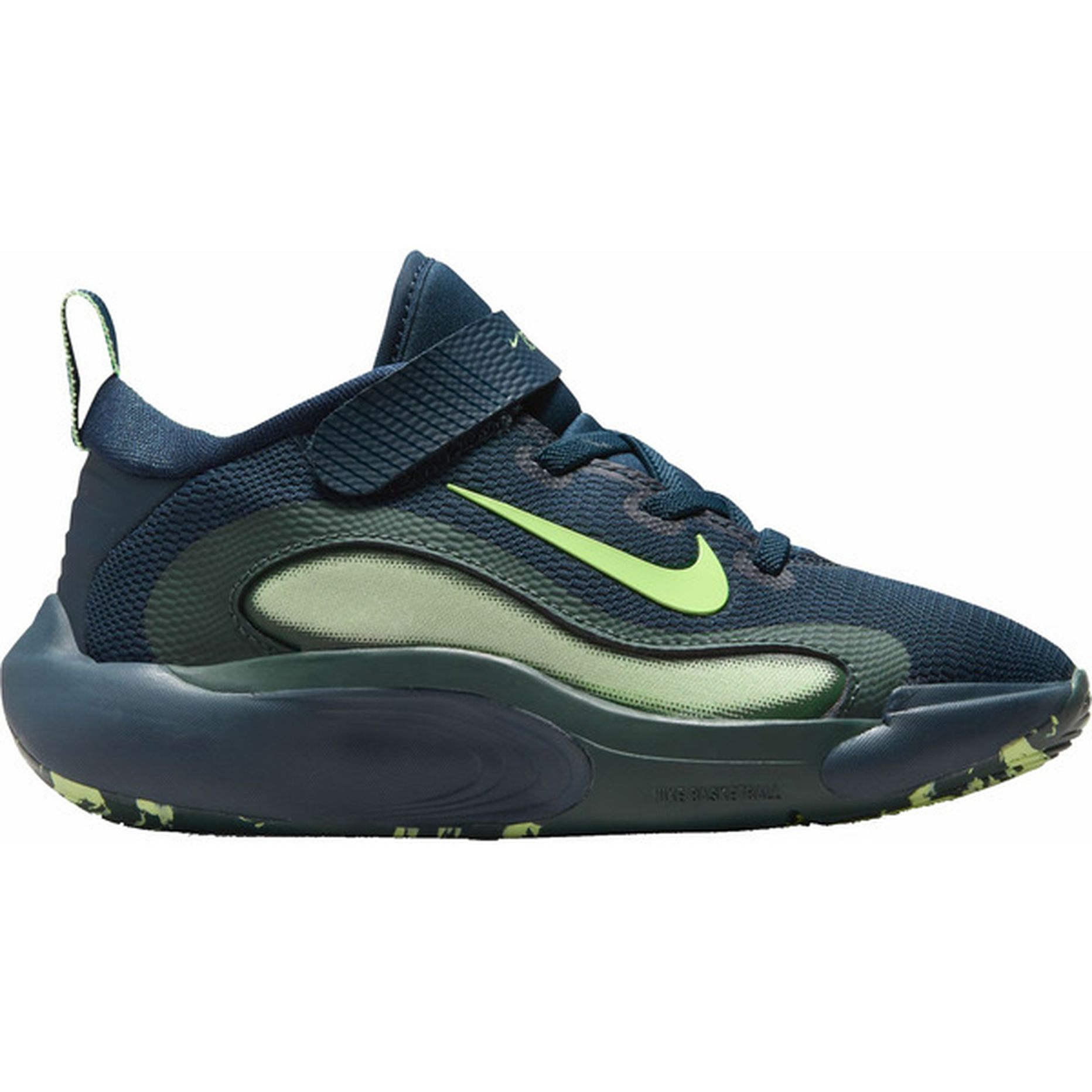 Nike Kids Preschool IsoFly Basketball Shoes Size 13 Navy Volt 1 pair Delivery or Pickup Near Me Instacart