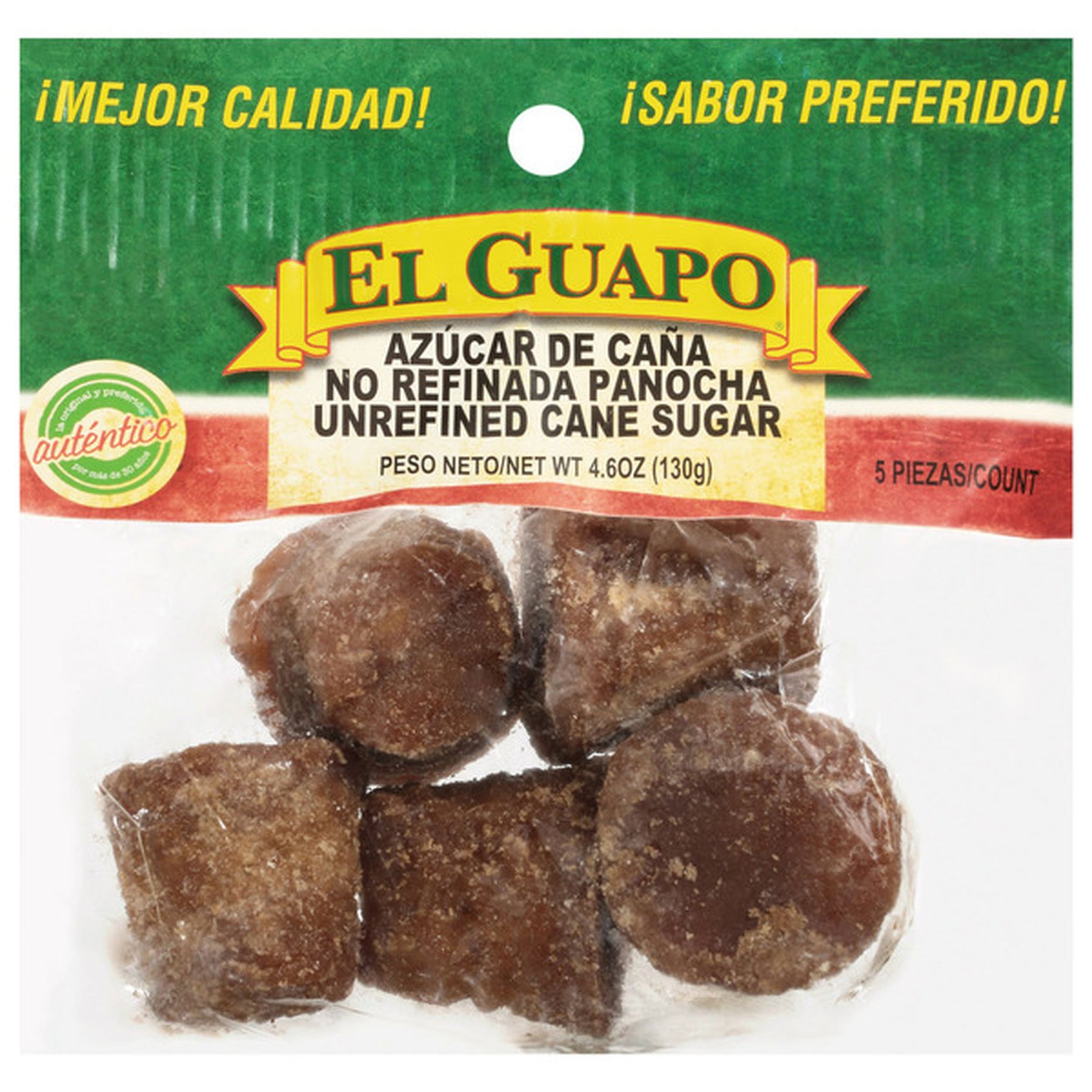 El Guapo® Unrefined Cane Sugar (Panocha) (5 ct) Delivery or Pickup Near Me  - Instacart