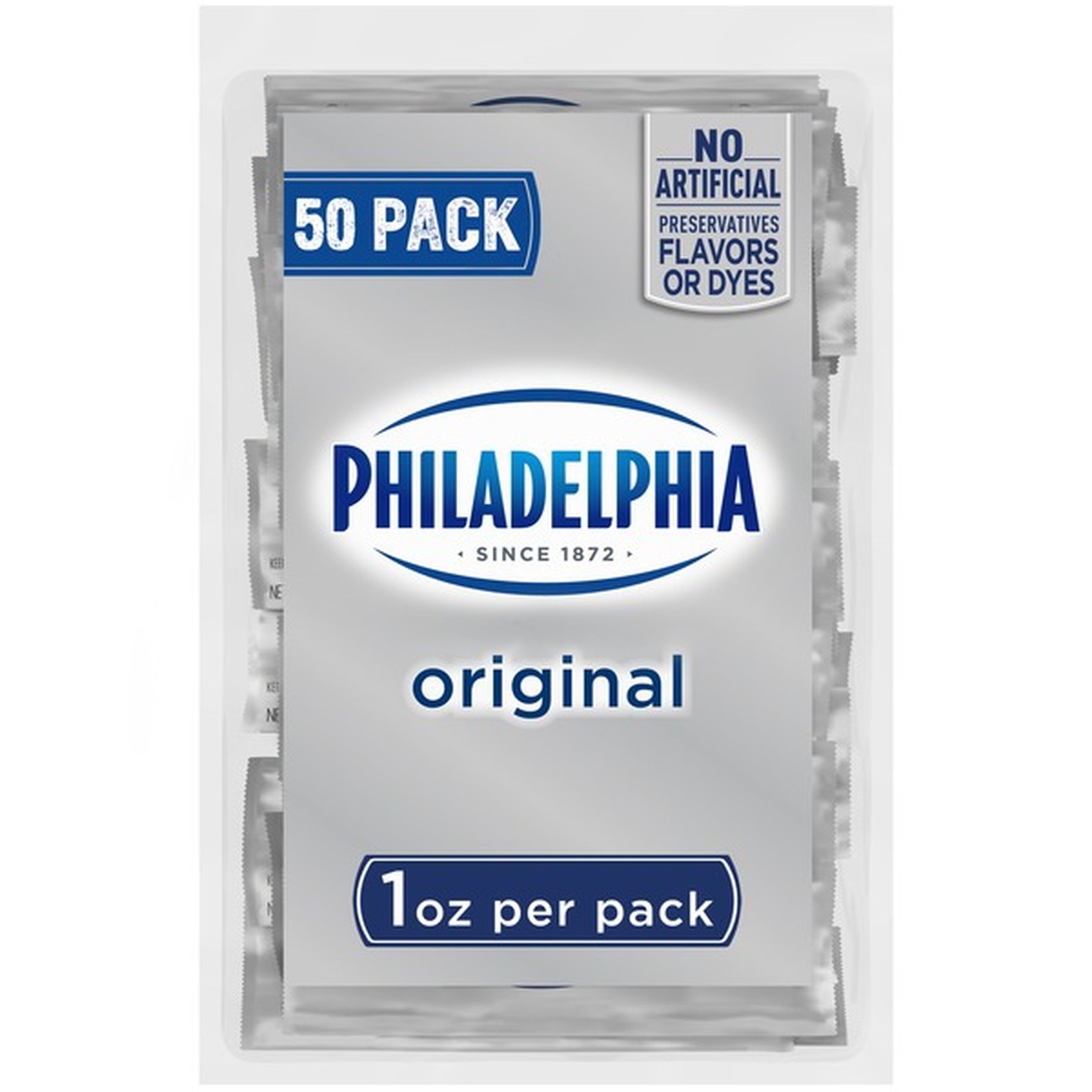 Philadelphia Original Cream Cheese Spread Individual Pouches (1 Oz ...