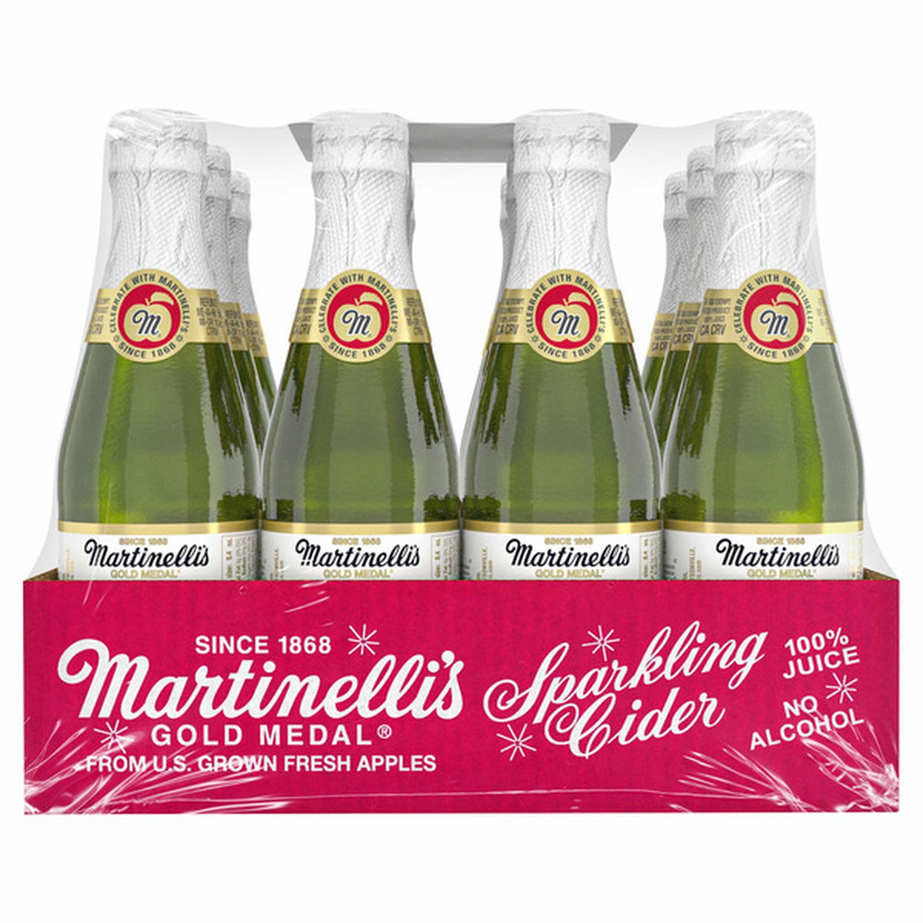 Martinelli's Gold Medal Premium 100% Pure Juice Sparkling Cider (8.4 fl ...