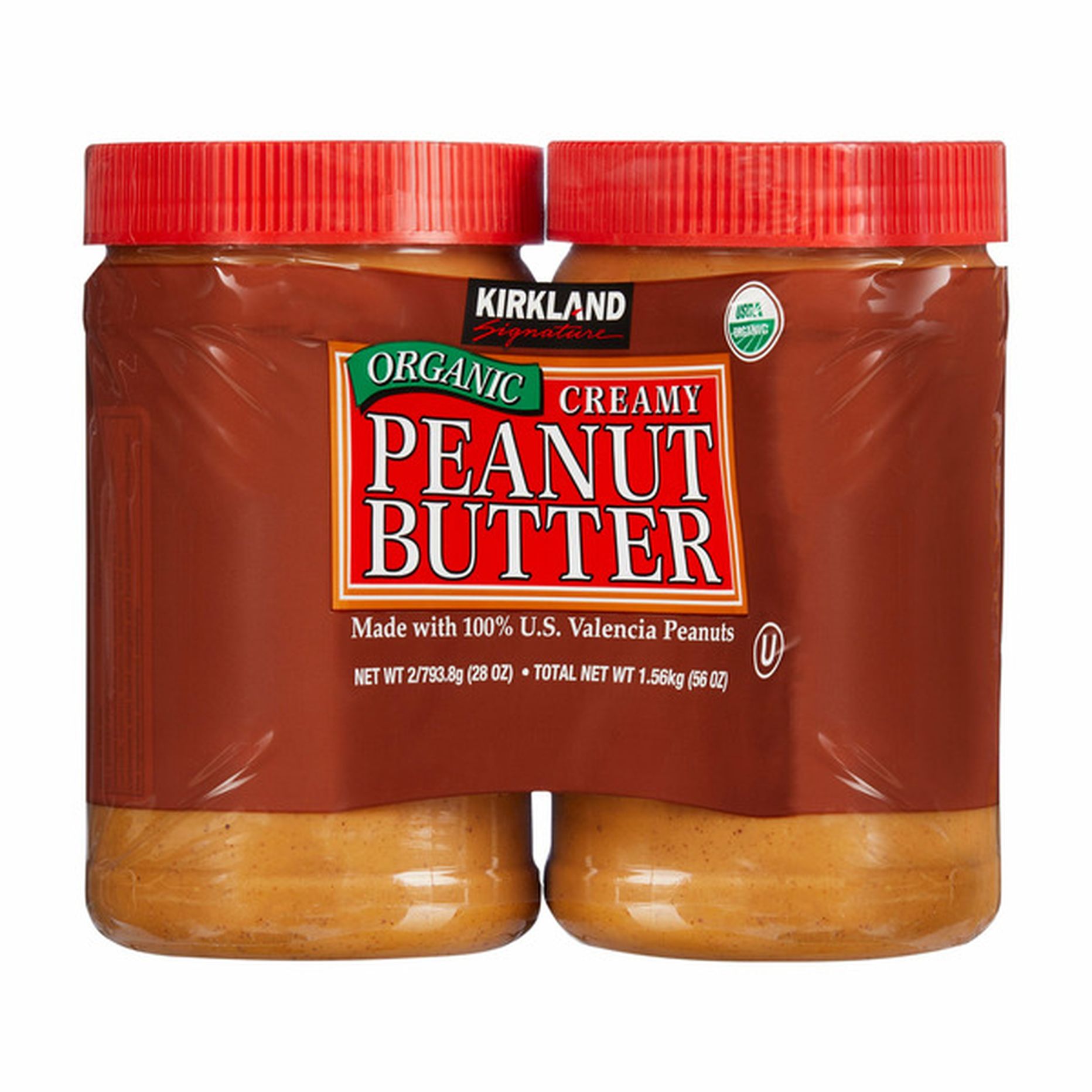 Kirkland Signature Organic Peanut Butter, 2 x 28 oz (28 oz) Delivery or Pickup Near Me - Instacart