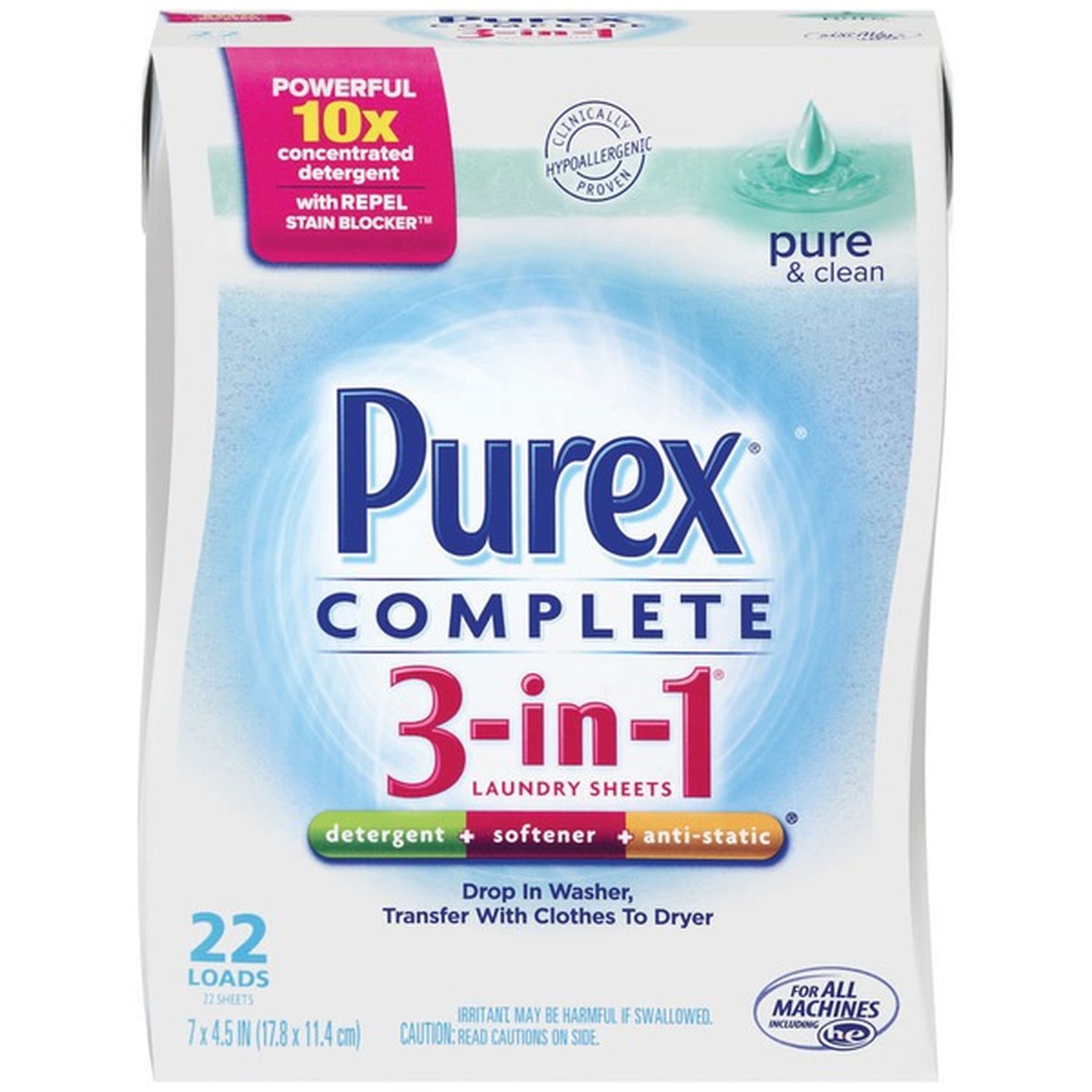 2 packs Purex Complete 3 In 1 Washer Dryer buy Sheets Spring Laundry Detergent 12 to