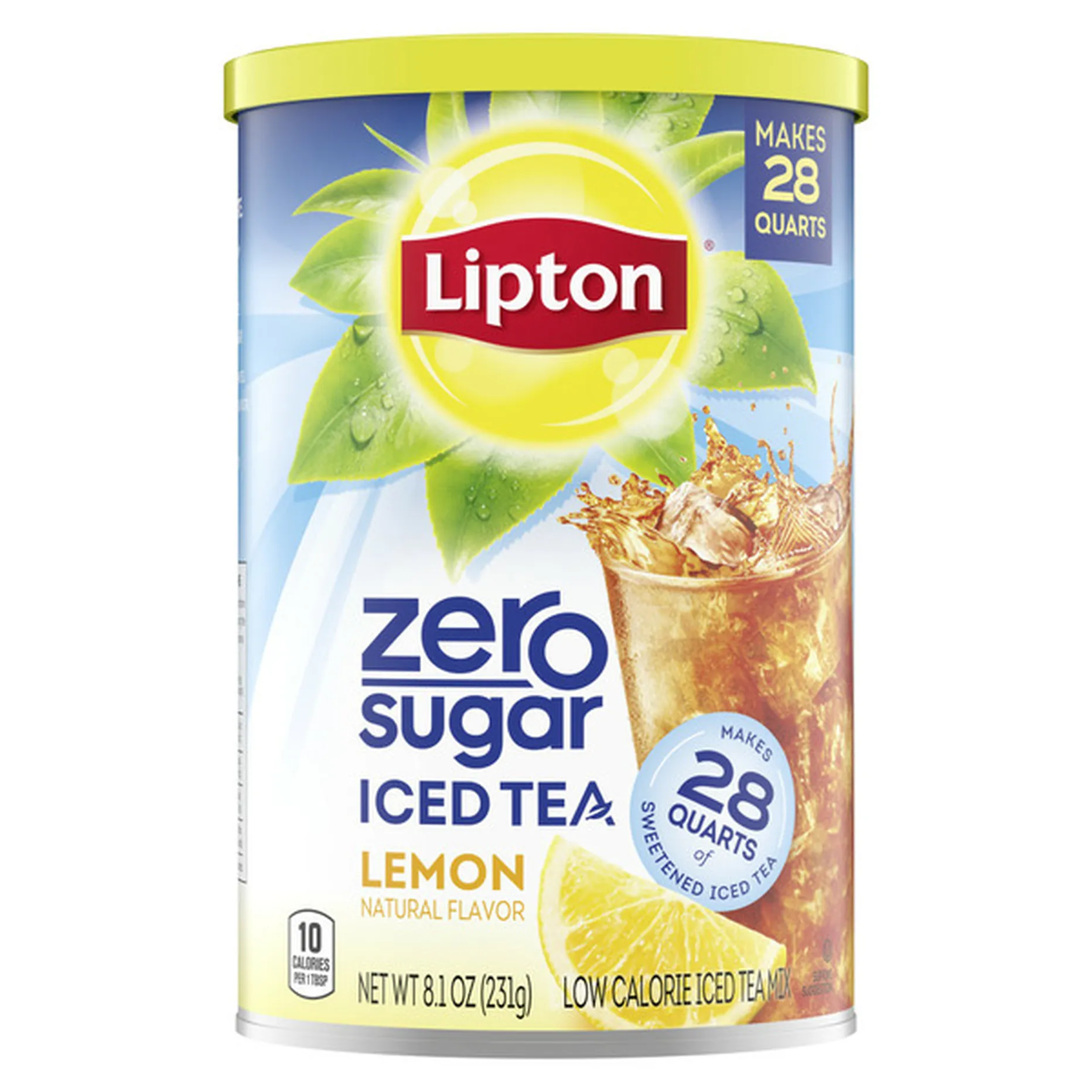 Lipton Zero Sugar Lemon Iced Tea Mix 896 Fl Oz Delivery Or Pickup