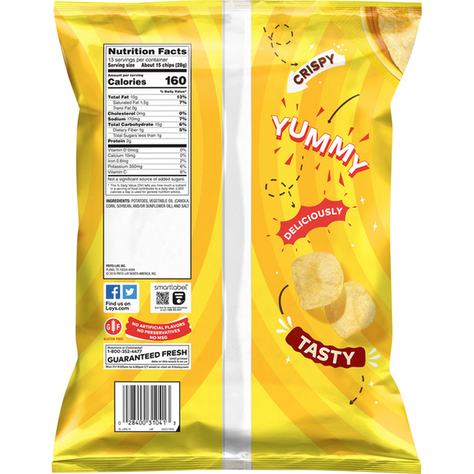 Lay's Classic Party Size Potato Chips (13 oz) Delivery or Pickup Near ...