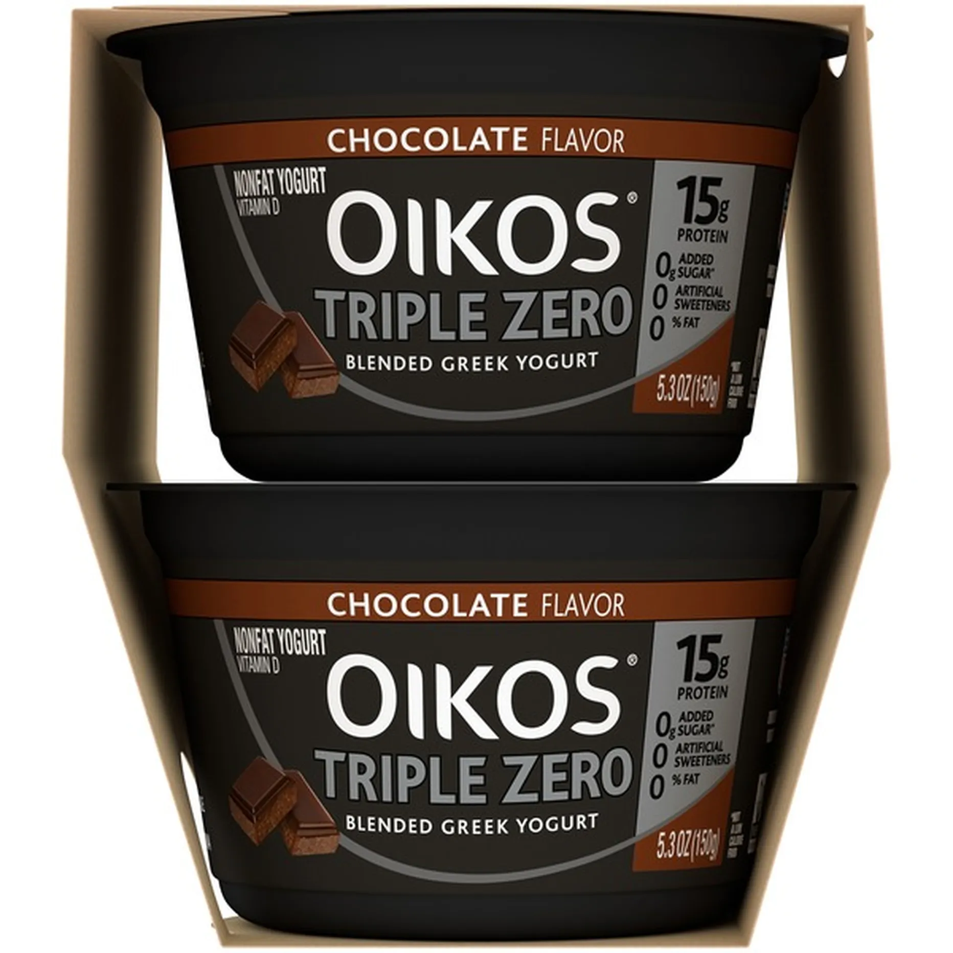 Oikos Triple Zero Chocolate Greek Yogurt 21 2 Oz Delivery Or Pickup