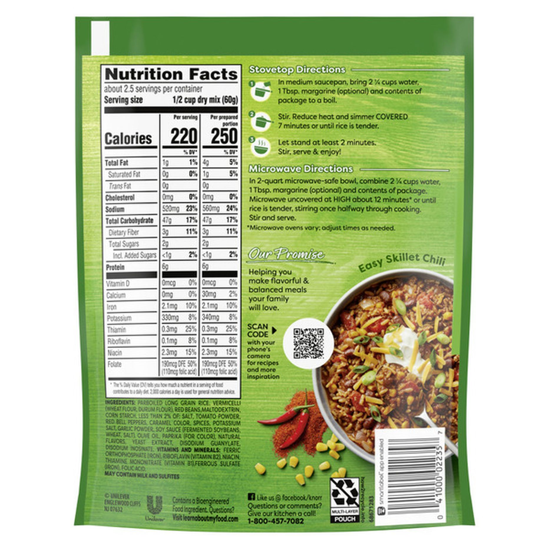 Knorr Rice Sides Red Beans & Rice (5.1 oz) Delivery or Pickup Near Me ...