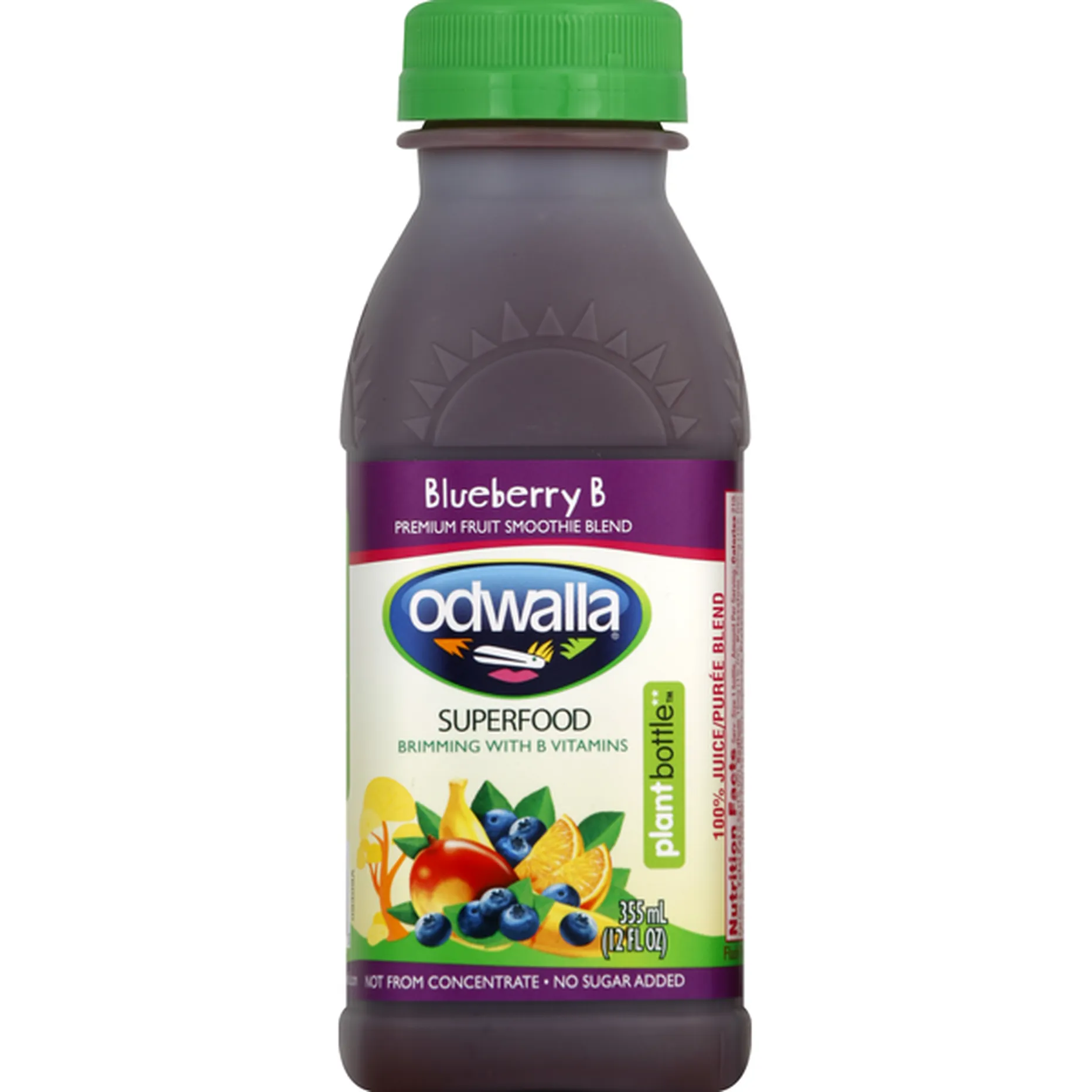 Odwalla Fruit Smoothie Blend, Premium, Blueberry B, Superfood (12 fl oz)  Delivery or Pickup Near Me - Instacart