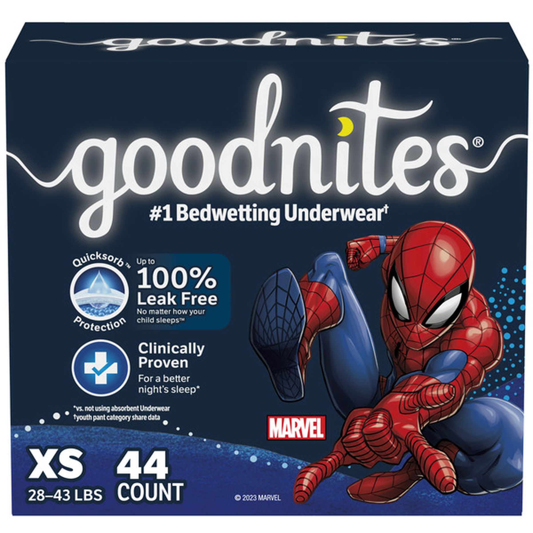 Goodnites Nighttime store Bedwetting Underwear 9 packs