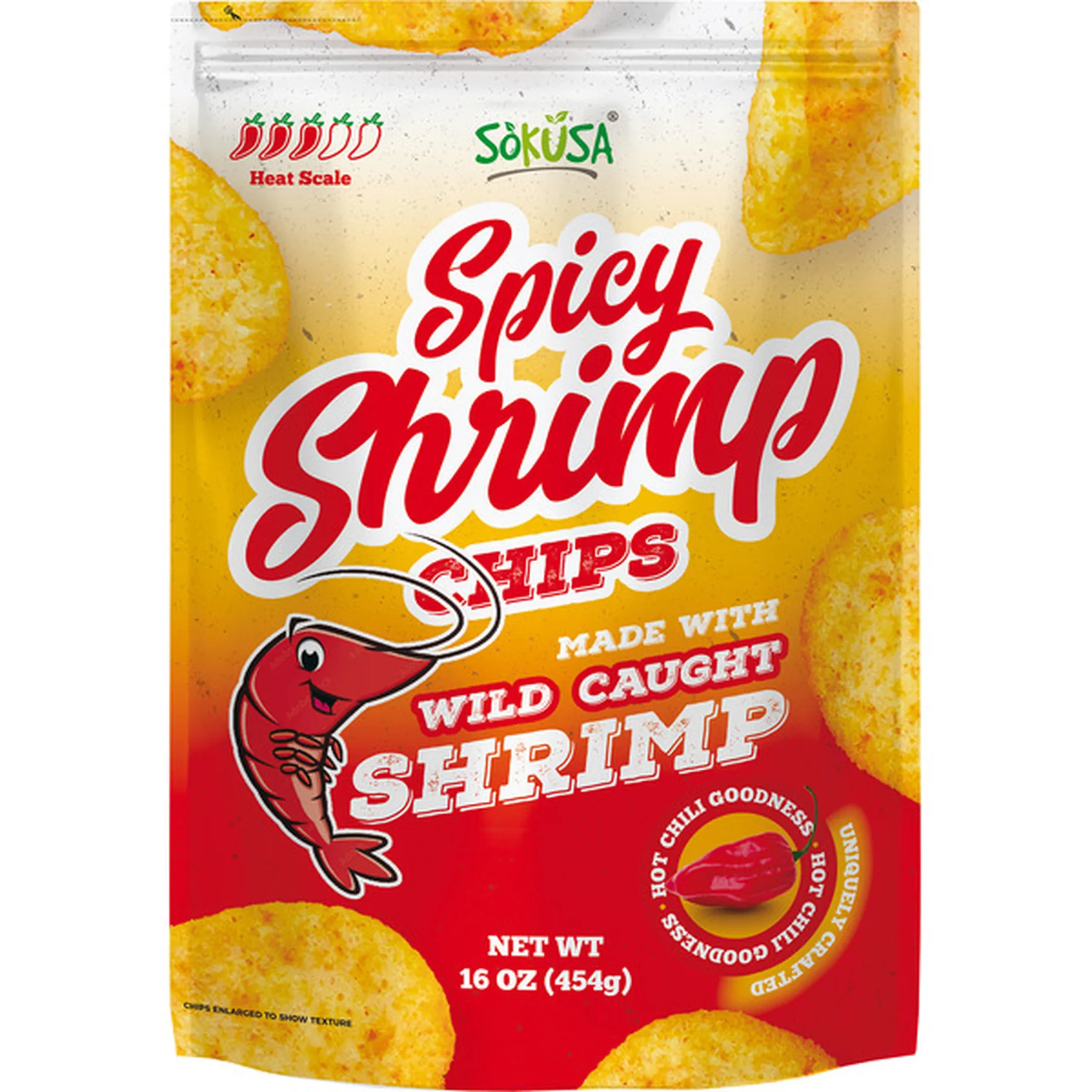 SoKusa Spicy Shrimp Chips (16 oz) Delivery or Pickup Near Me - Instacart