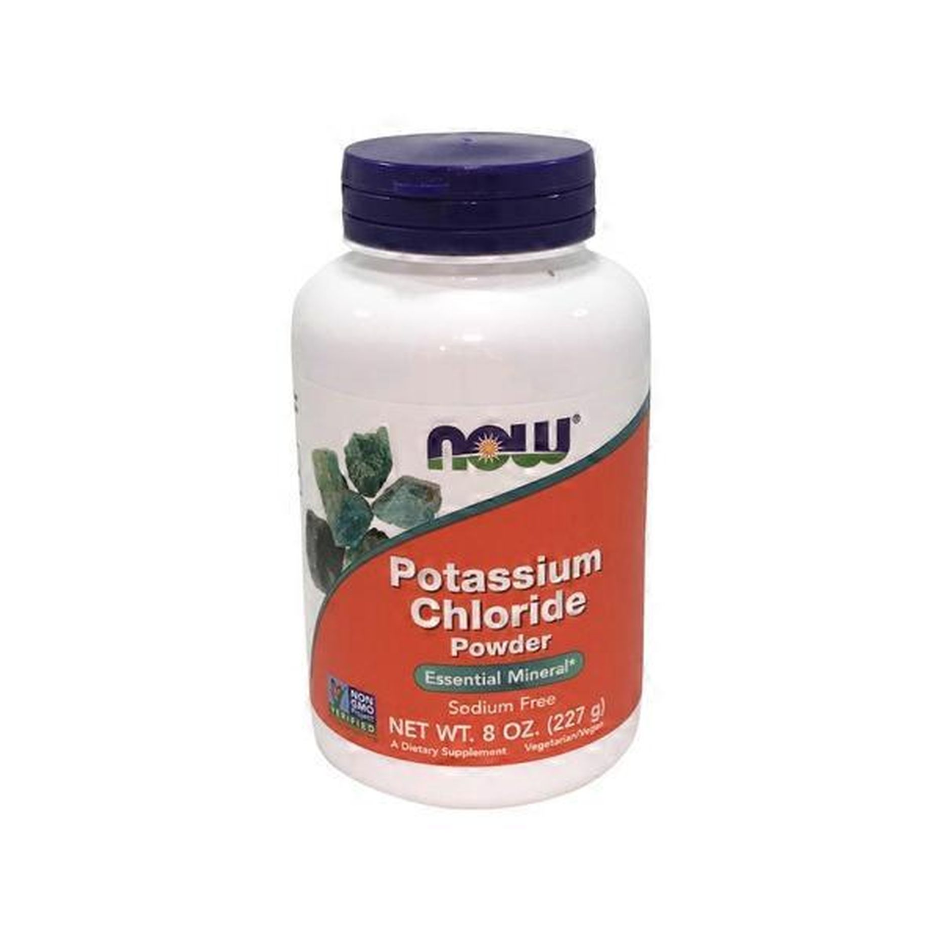 NOW Potassium Chloride Essential Mineral Dietary Supplement Powder (8 ...