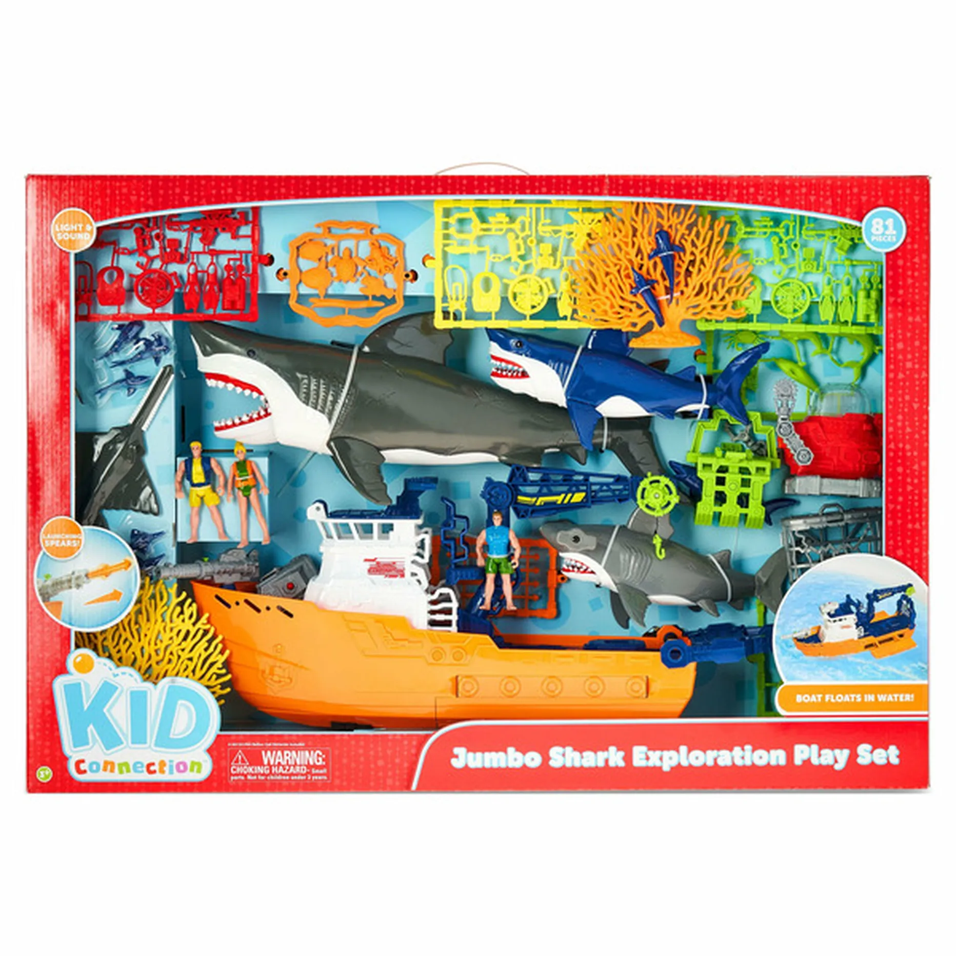 Jumbo Shark Exploration outlet Play Set-hjh846